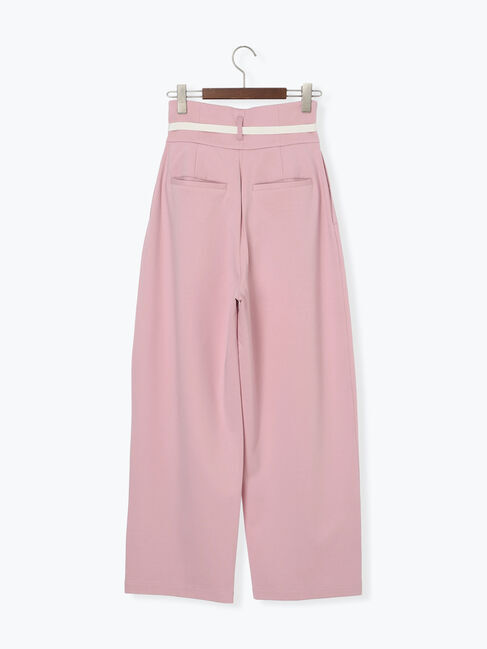 Te chichi「ポンチハイウエストカーブパンツ《2026 spring catalog item》」|その他|