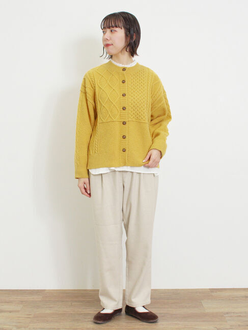 Samansa Mos2「ウール混テーパードパンツ」|その他|