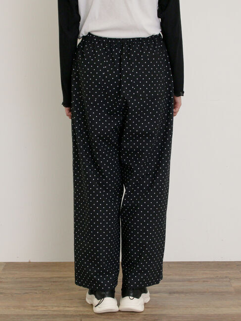 Samansa Mos2「【M/Lサイズ】ドット柄ストレートパンツ」|その他|