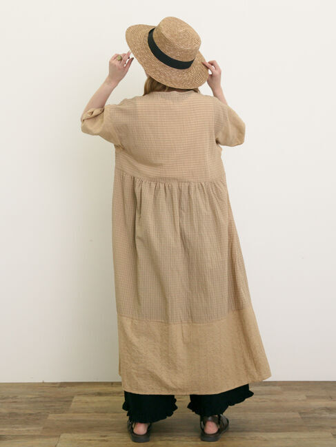 Samansa Mos2「【S/Mサイズ】オーバーレース切替ワンピース」|ワンピース|