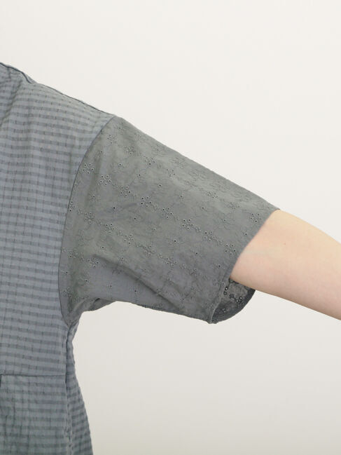 Samansa Mos2「【S/Mサイズ】オーバーレース切替ワンピース」|ワンピース|