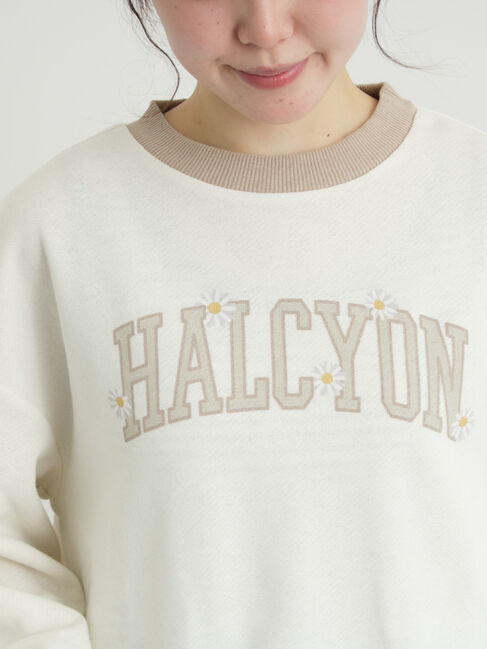 Samansa Mos2「リンガーロゴスウェット」|Tシャツ・カットソー|