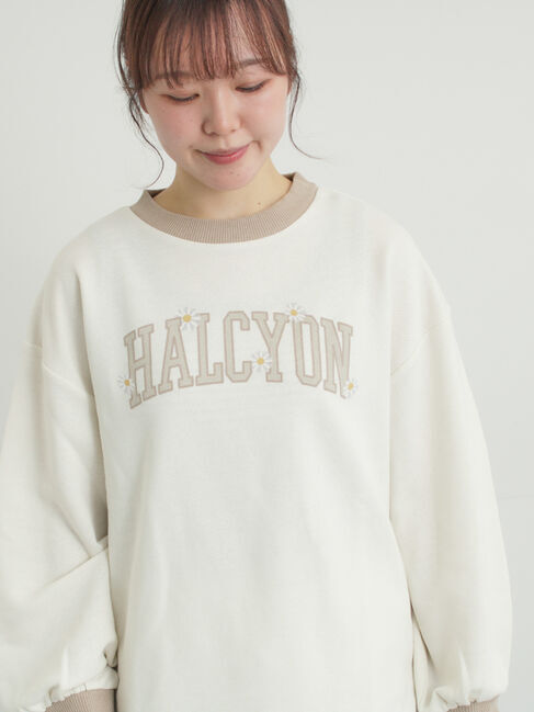 Samansa Mos2「リンガーロゴスウェット」|Tシャツ・カットソー|