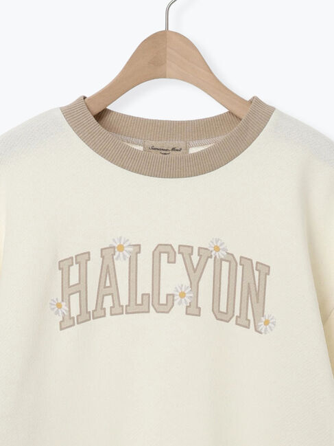 Samansa Mos2「リンガーロゴスウェット」|Tシャツ・カットソー|