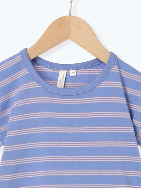 Samansa Mos2 Lagom「【吸水速乾】ボーダーカットワンピース」|ワンピース|