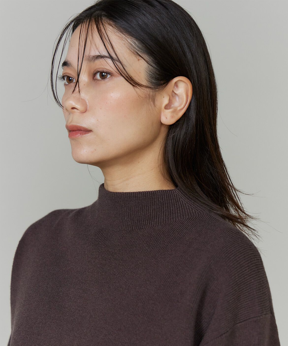 INED「ドッキングハイネックワンピース《YVON》」|ワンピース|