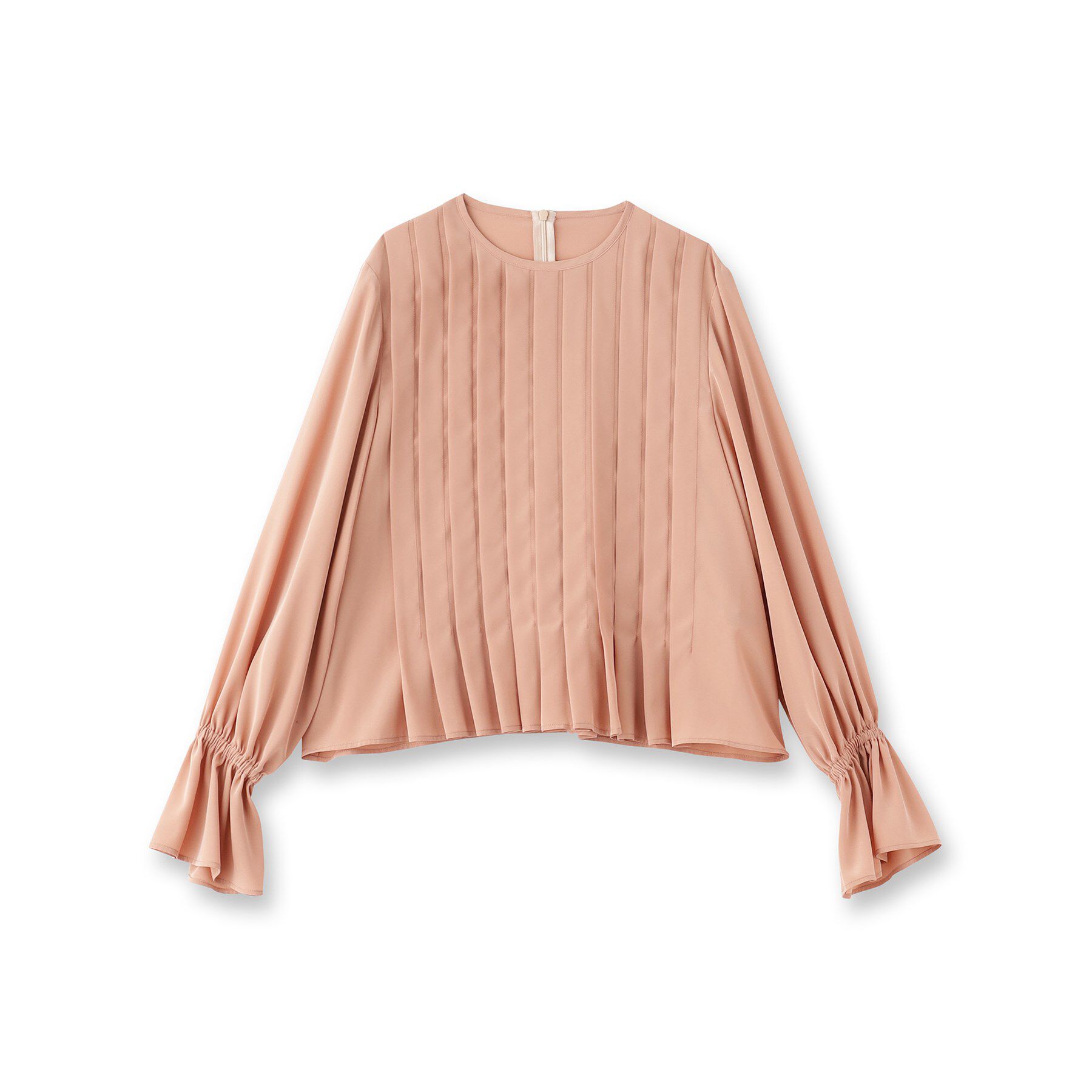 UNTITLED「【光沢/オンオフ使える】フロントタックブラウス」|シャツ・ブラウス|