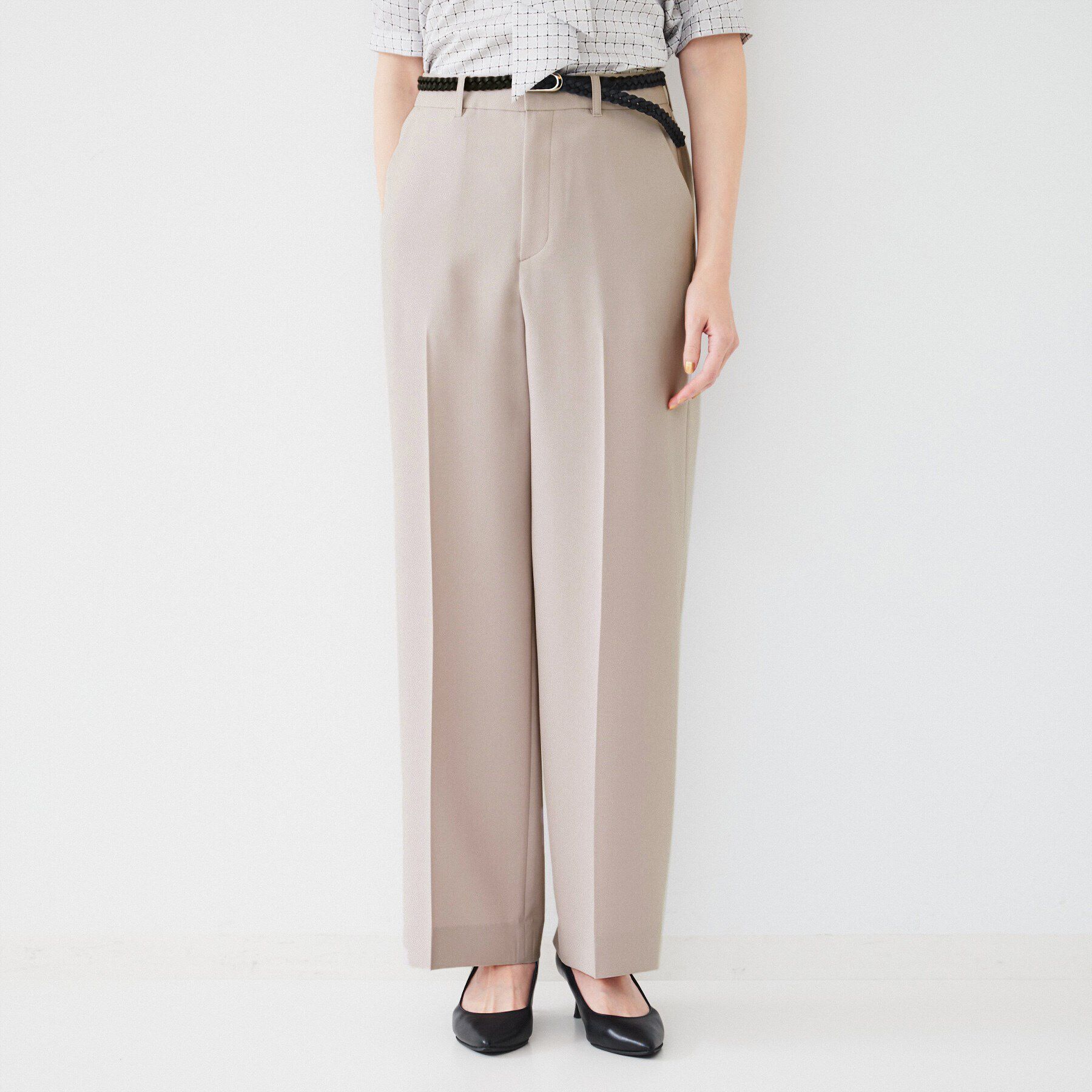 UNTITLED「【接触冷感/UV/セットアップ可能】ライトウェイト ワイドパンツ」|その他|