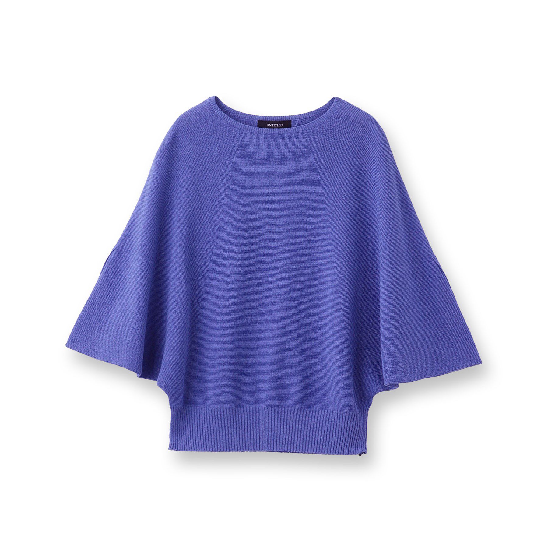 UNTITLED「【体型カバー/清涼感】ドルマンスリーブ プルオーバーニット」|ニット・セーター|
