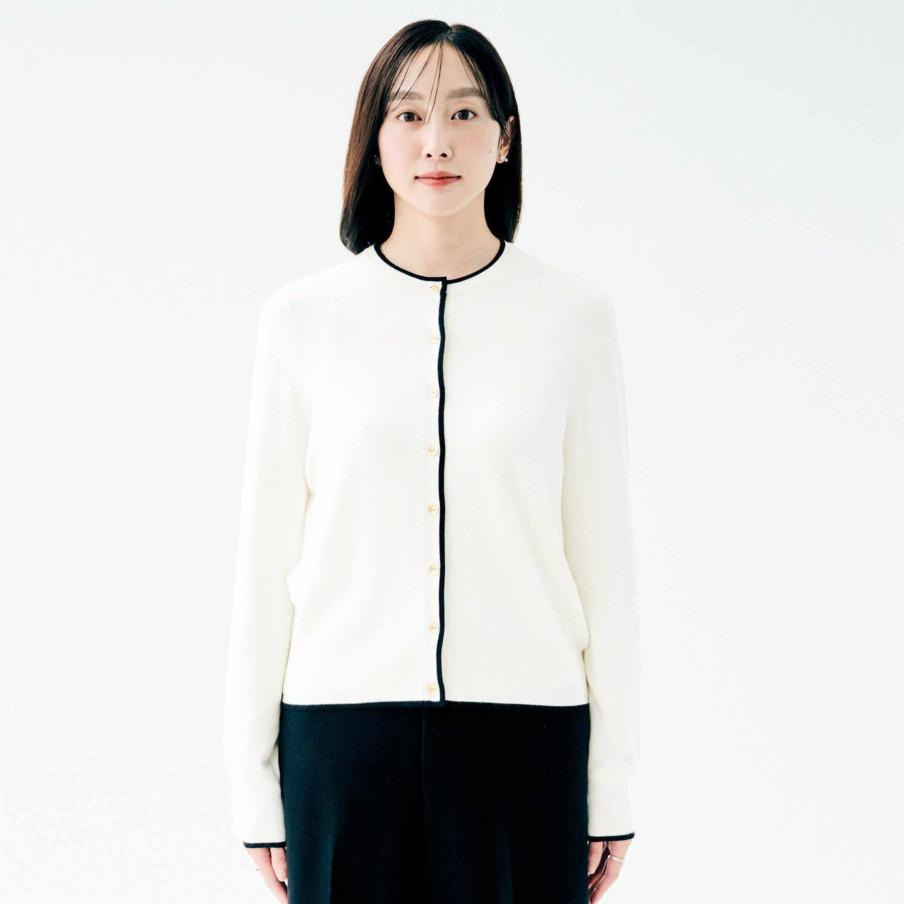 UNTITLED「【アンサンブル可/洗える】ウォームスパン カーディガン」|カーディガン|