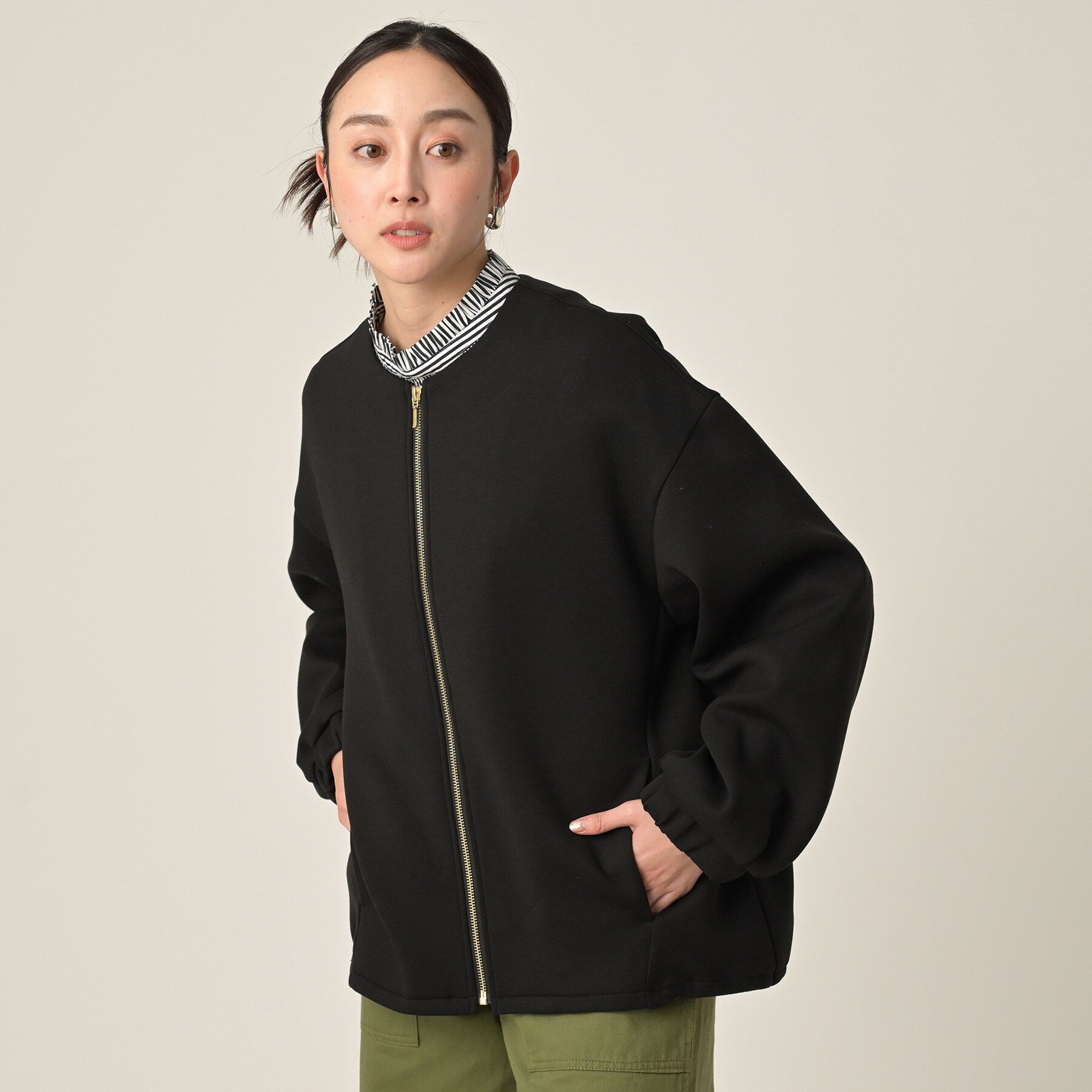 UNTITLED「ダンボールジップブルゾン」|ブルゾン・スタジャン|