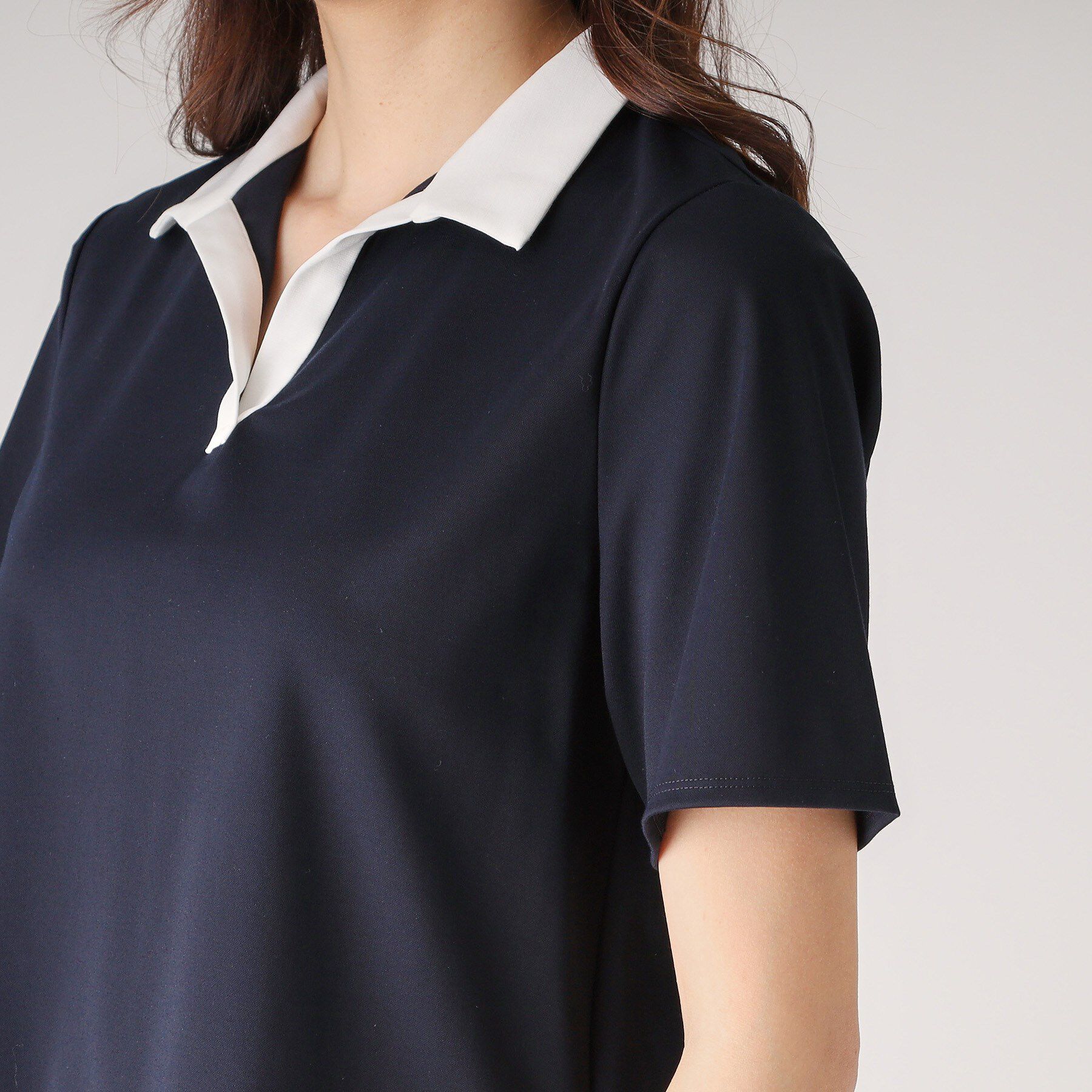 COUP DE CHANCE「【洗える／日本製】スキッパーカットソー」|Tシャツ・カットソー|