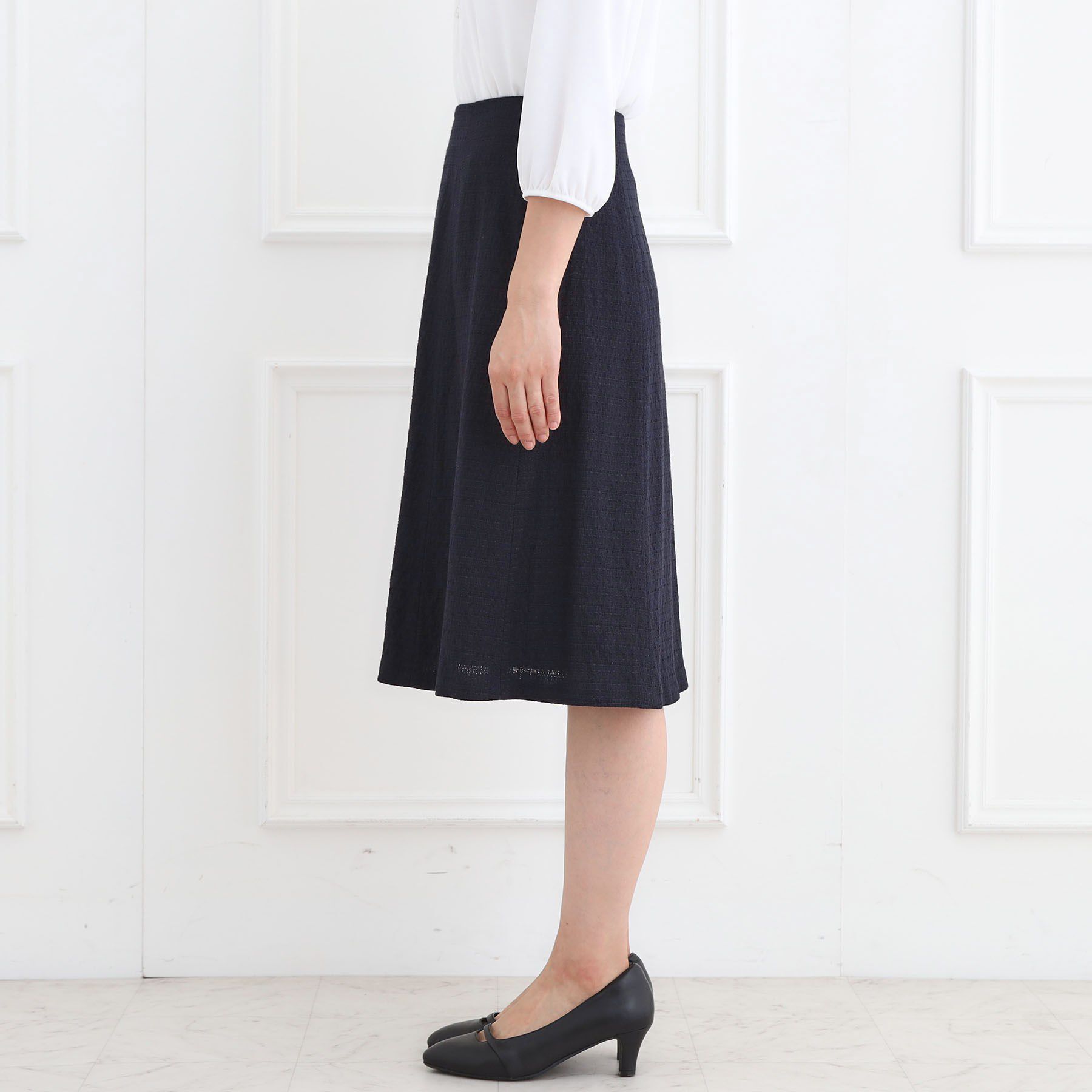 Reflect「【フォーマル／入卒／セットアップ可】ツイードスカート」|スカート|