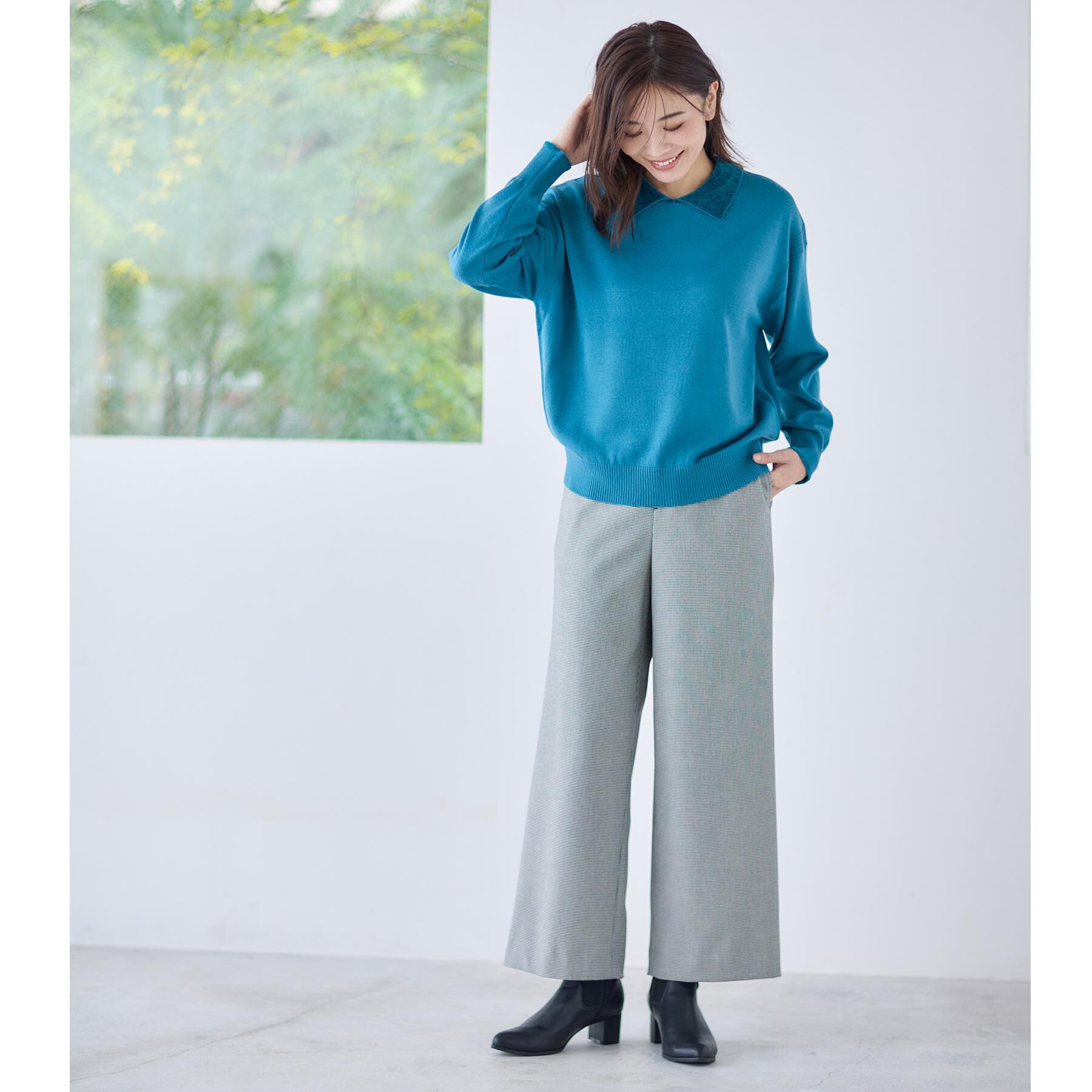 Reflect「【裏起毛／ゆったりシルエット】ストレートワイドパンツ」|その他|