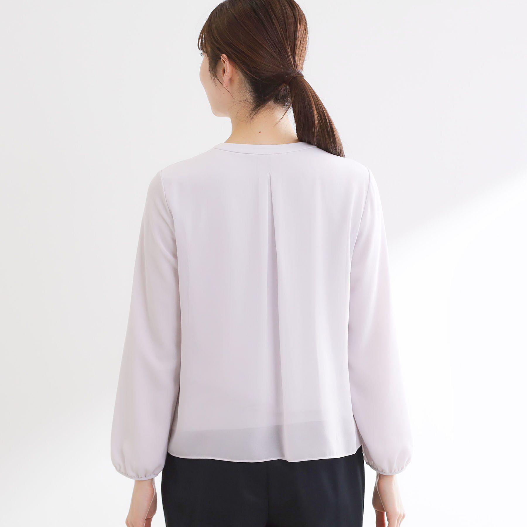 Reflect「フロントフリルシフォンブラウス」|シャツ・ブラウス|