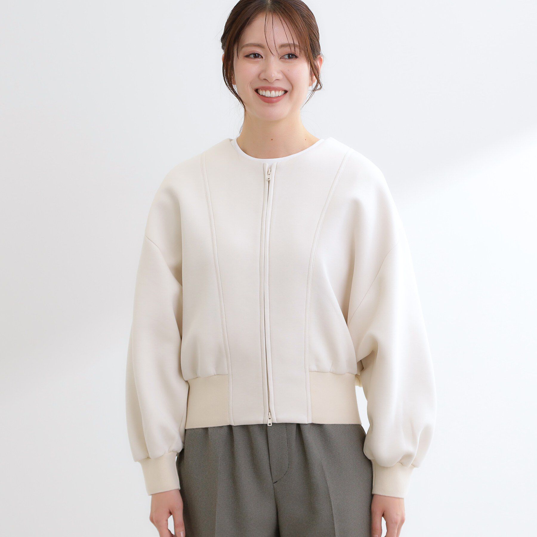 Reflect「ダブルジップライトブルゾン」|ブルゾン・スタジャン|