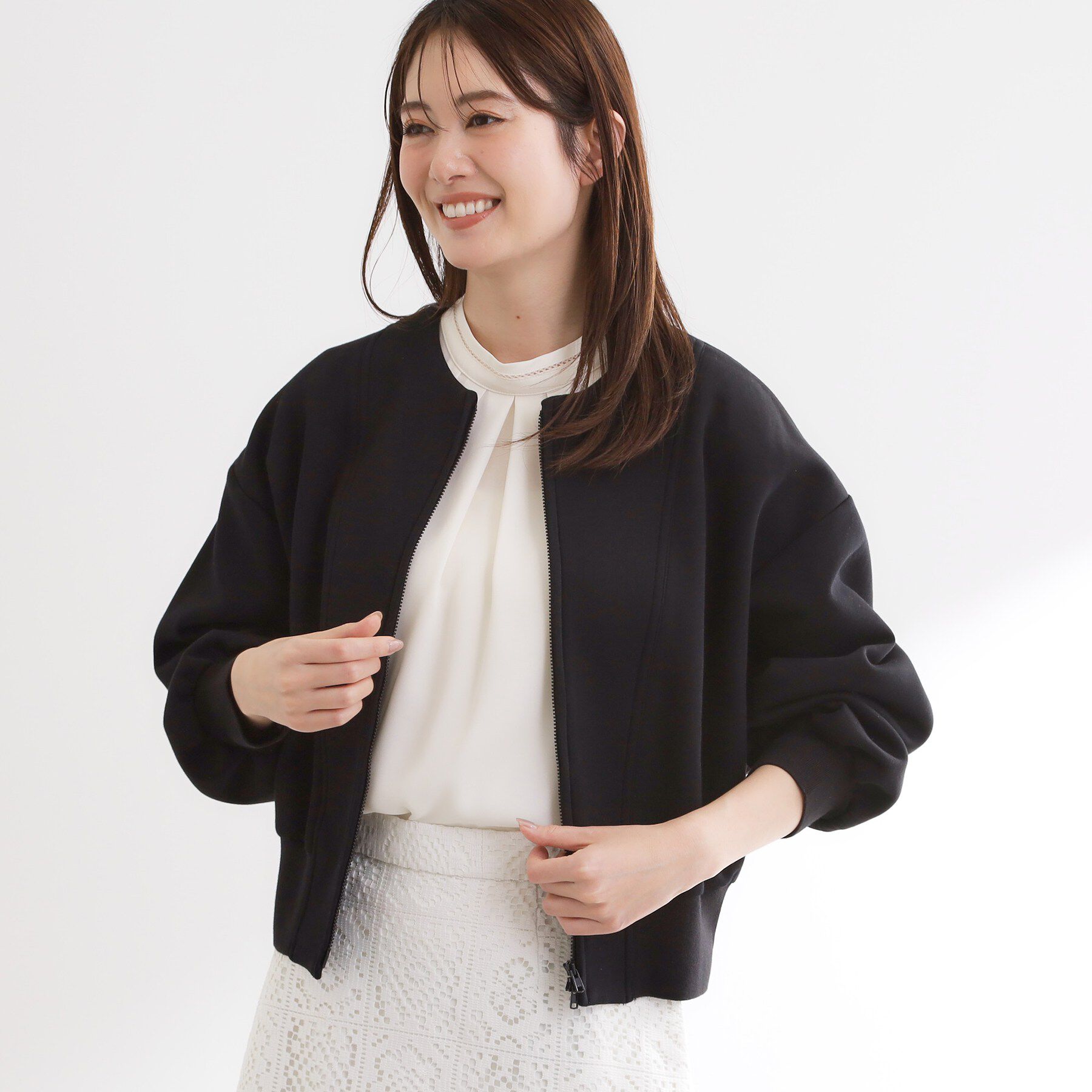 Reflect「ダブルジップライトブルゾン」|ブルゾン・スタジャン|