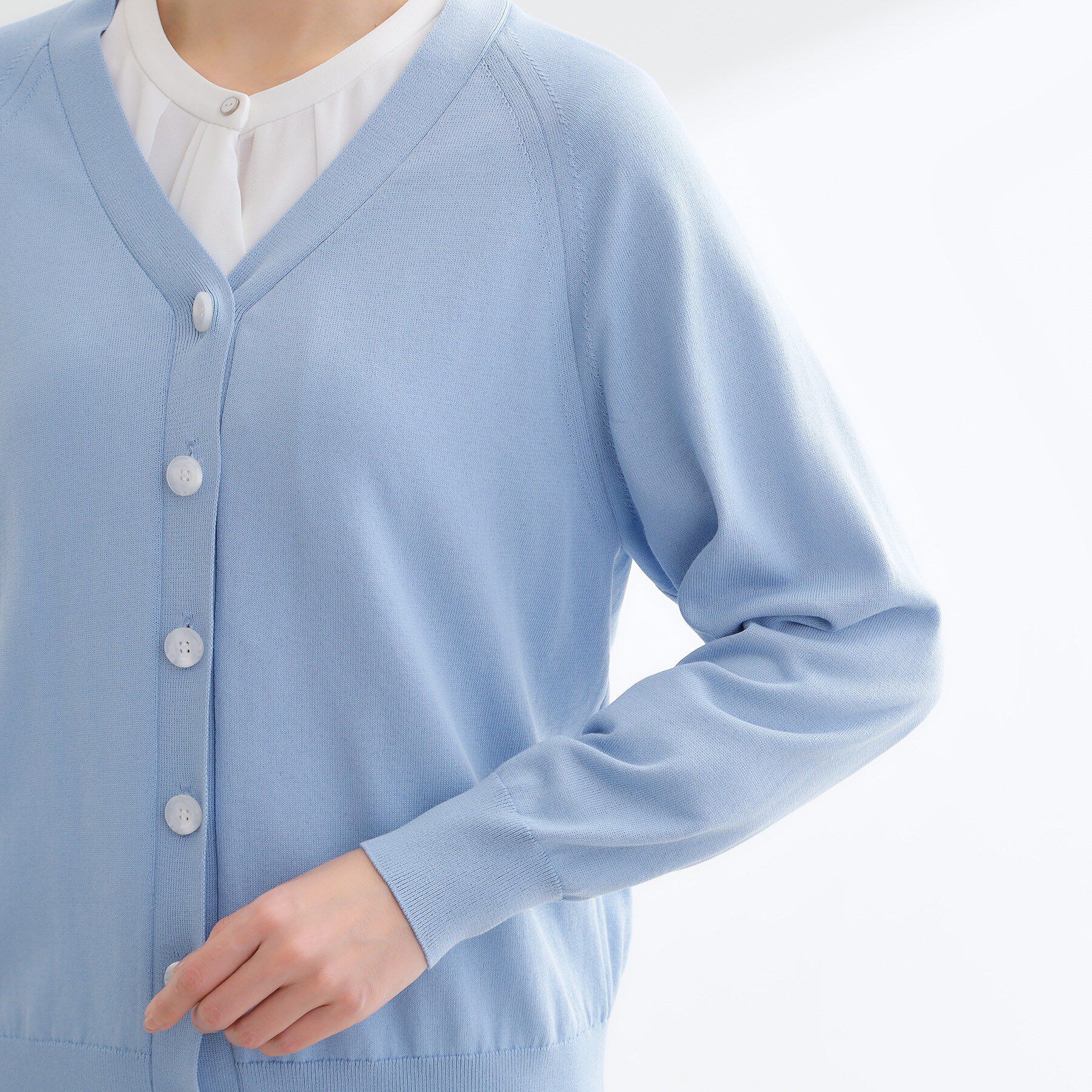 Reflect「ハイゲージVネックカーディガン」|カーディガン|