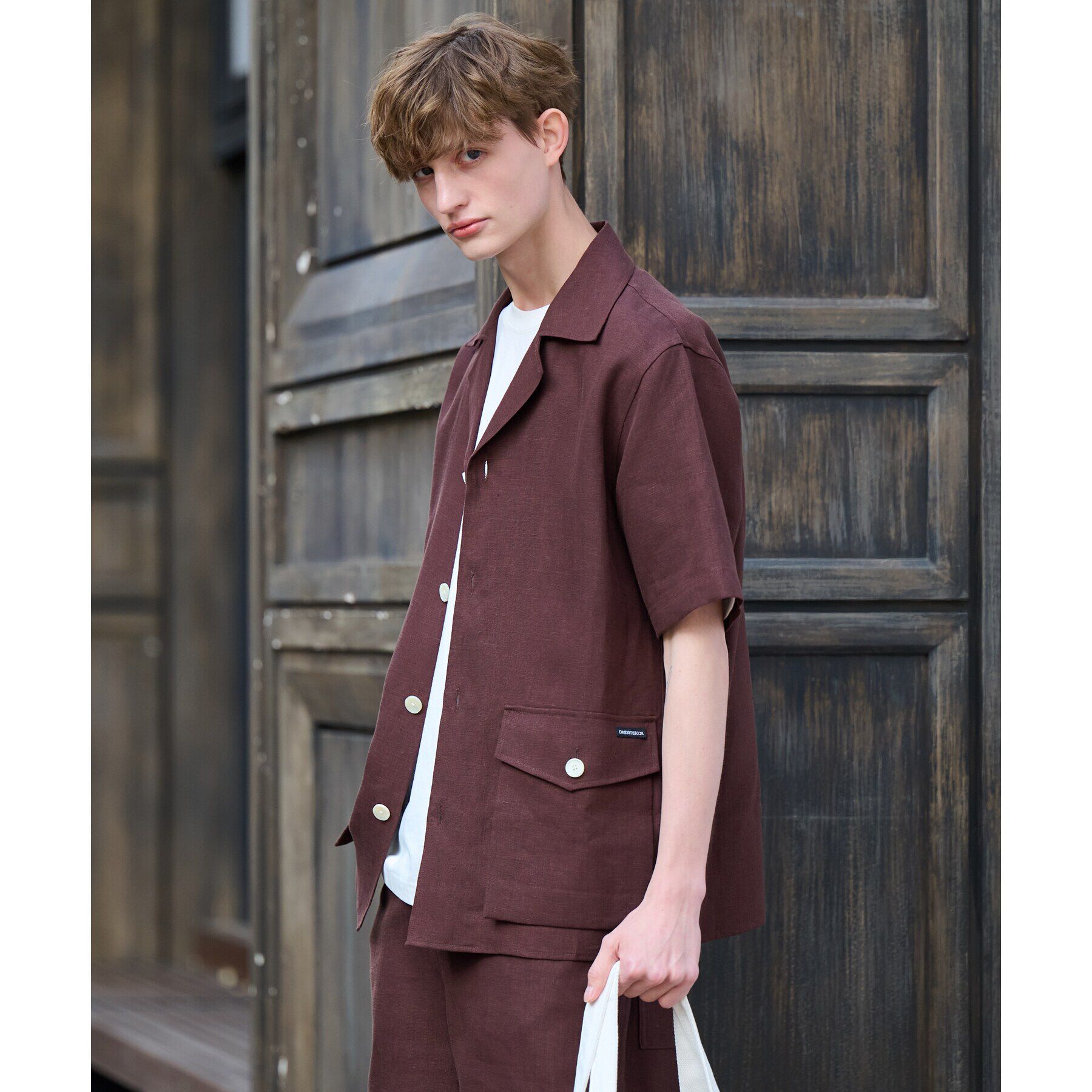 DRESSTERIOR「【Safari5月号掲載】【セットアップ可】オープンカラープエルトリコシャツ」|シャツ・ブラウス|