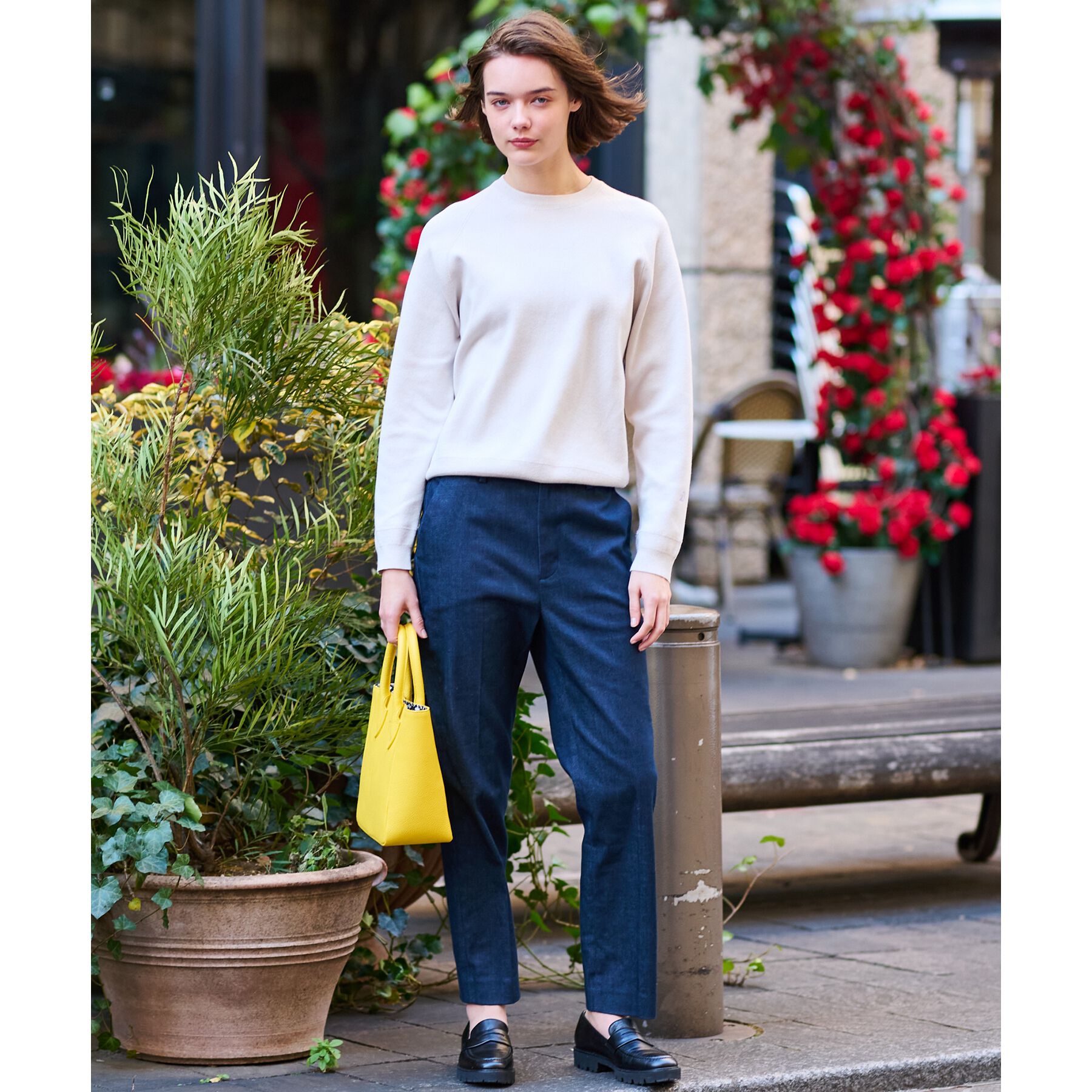 DRESSTERIOR「【洗える】ウォッシャブル コットンカシミヤ混ニット」|ニット・セーター|