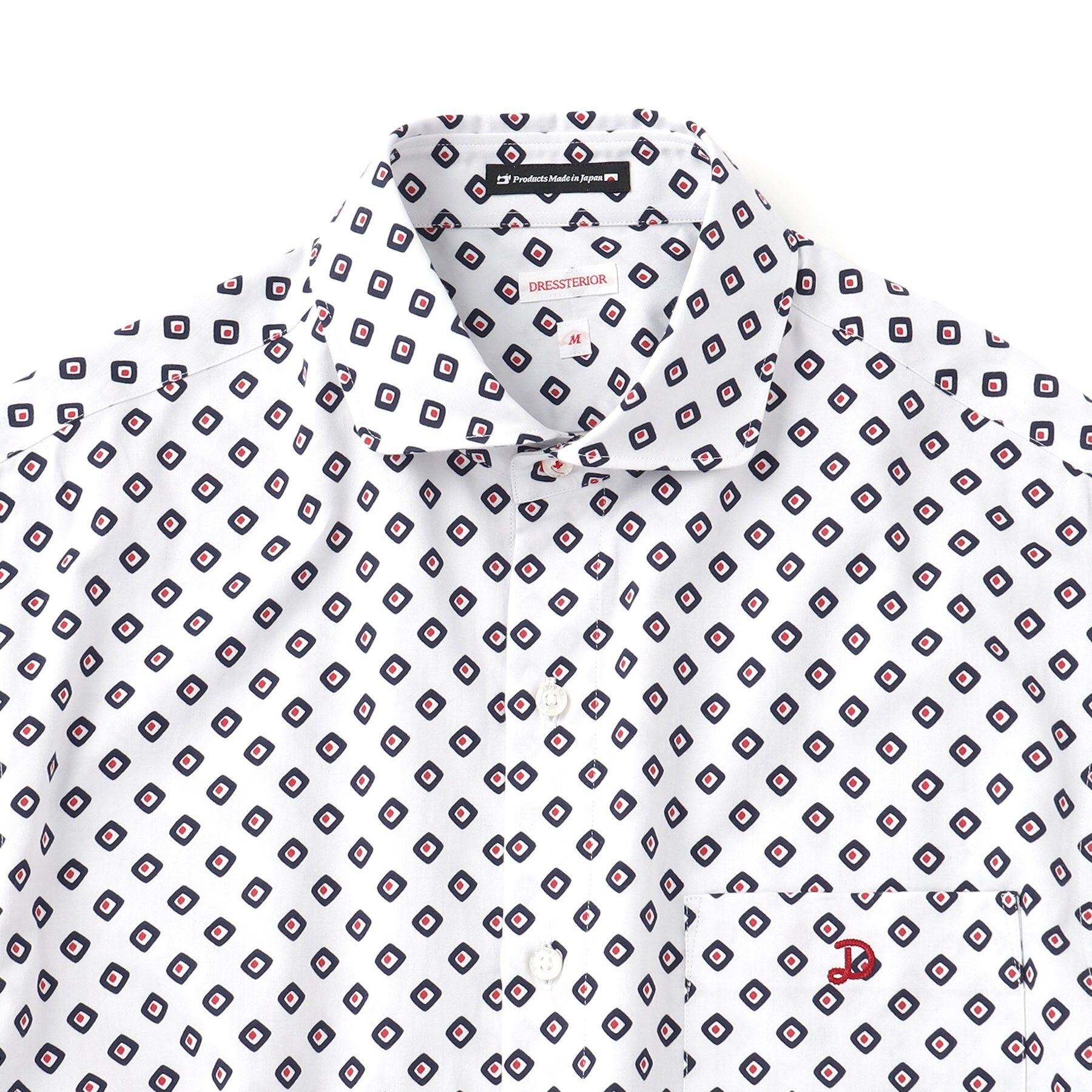 DRESSTERIOR「ポートベロープリント ショートスリーブシャツ」|シャツ・ブラウス|