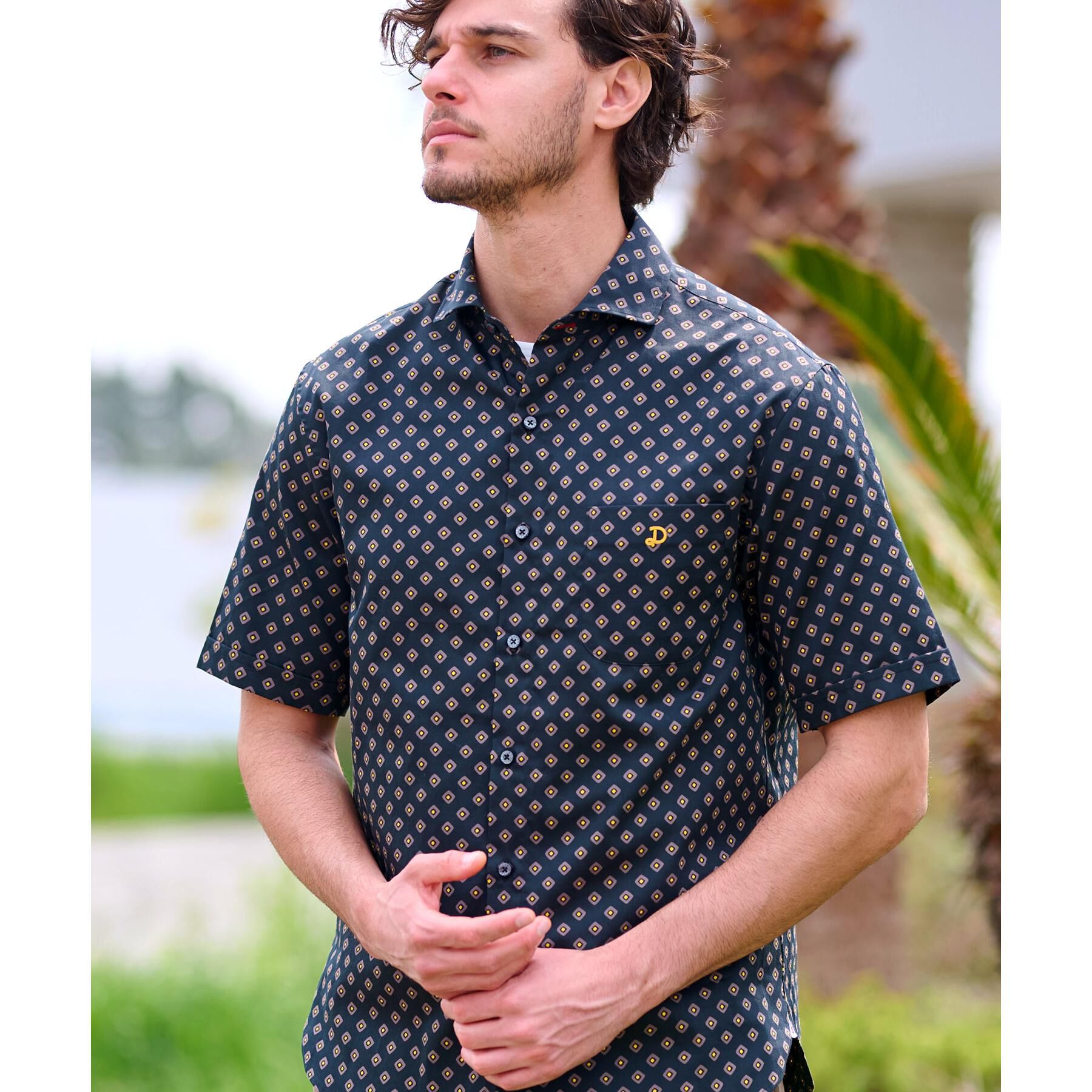 DRESSTERIOR「ポートベロープリント ショートスリーブシャツ」|シャツ・ブラウス|