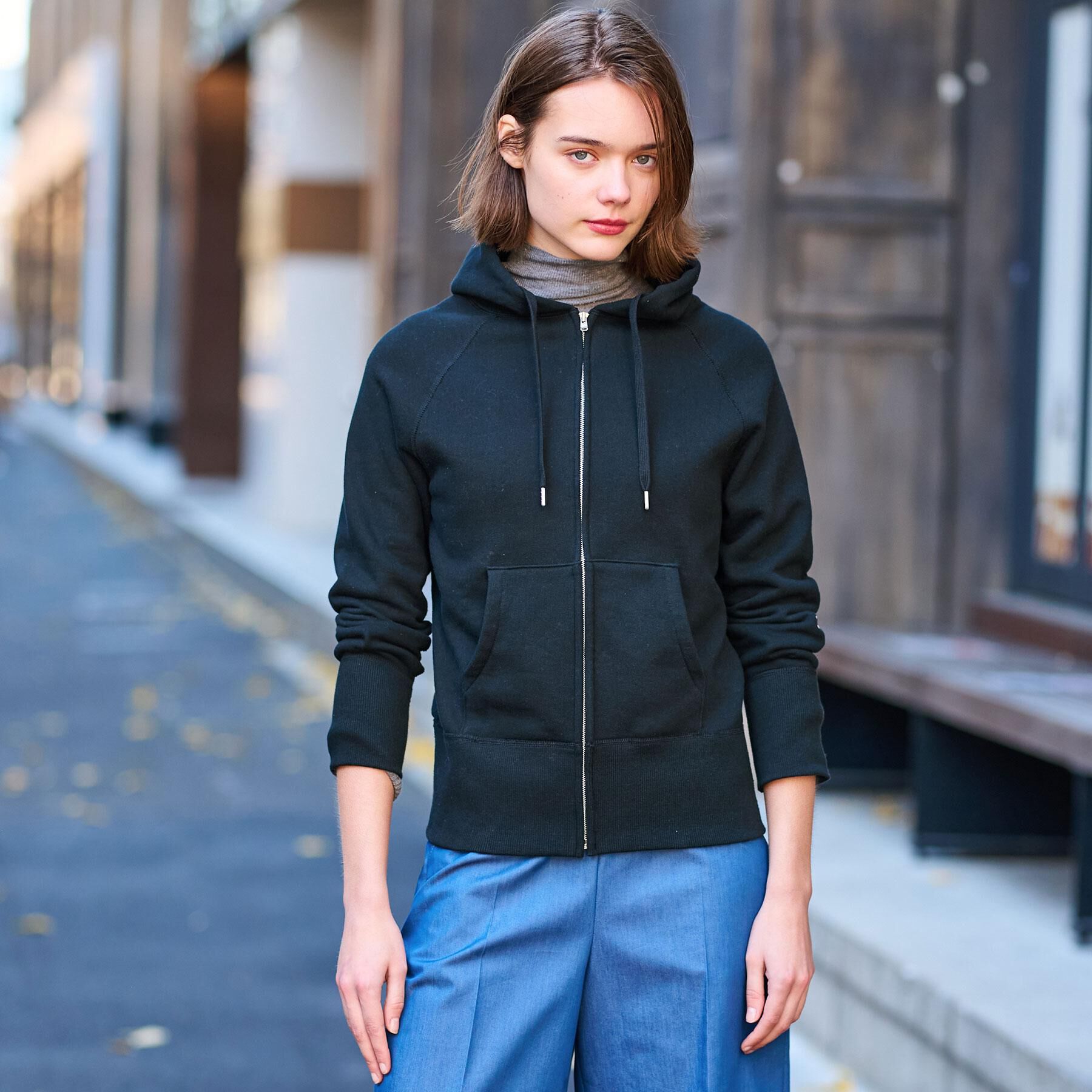 DRESSTERIOR「【NEWカラーあり】ライト裏毛ジップアップパーカ」|パーカー|