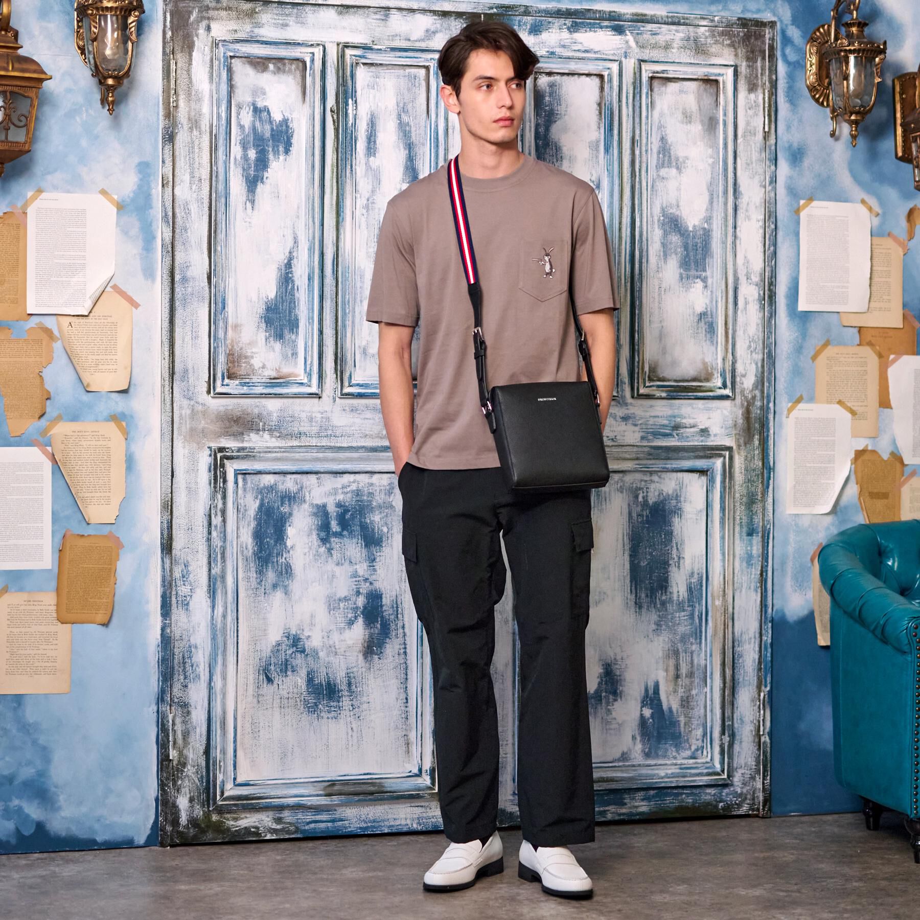 DRESSTERIOR「【接触冷感/UVカット】BACK BREEZE TECH ラビットポケTシャツ」|Tシャツ・カットソー|