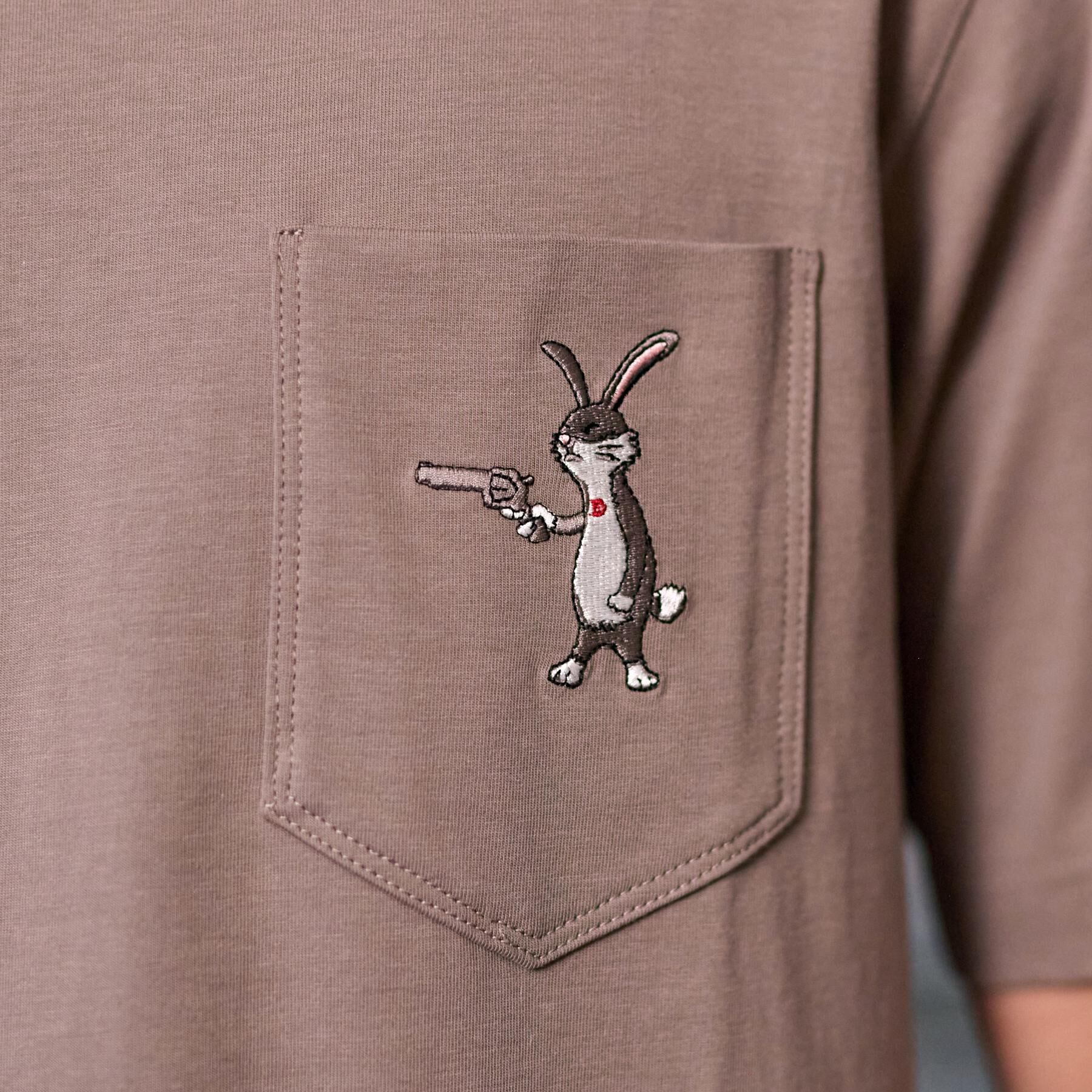 DRESSTERIOR「【接触冷感/UVカット】BACK BREEZE TECH ラビットポケTシャツ」|Tシャツ・カットソー|