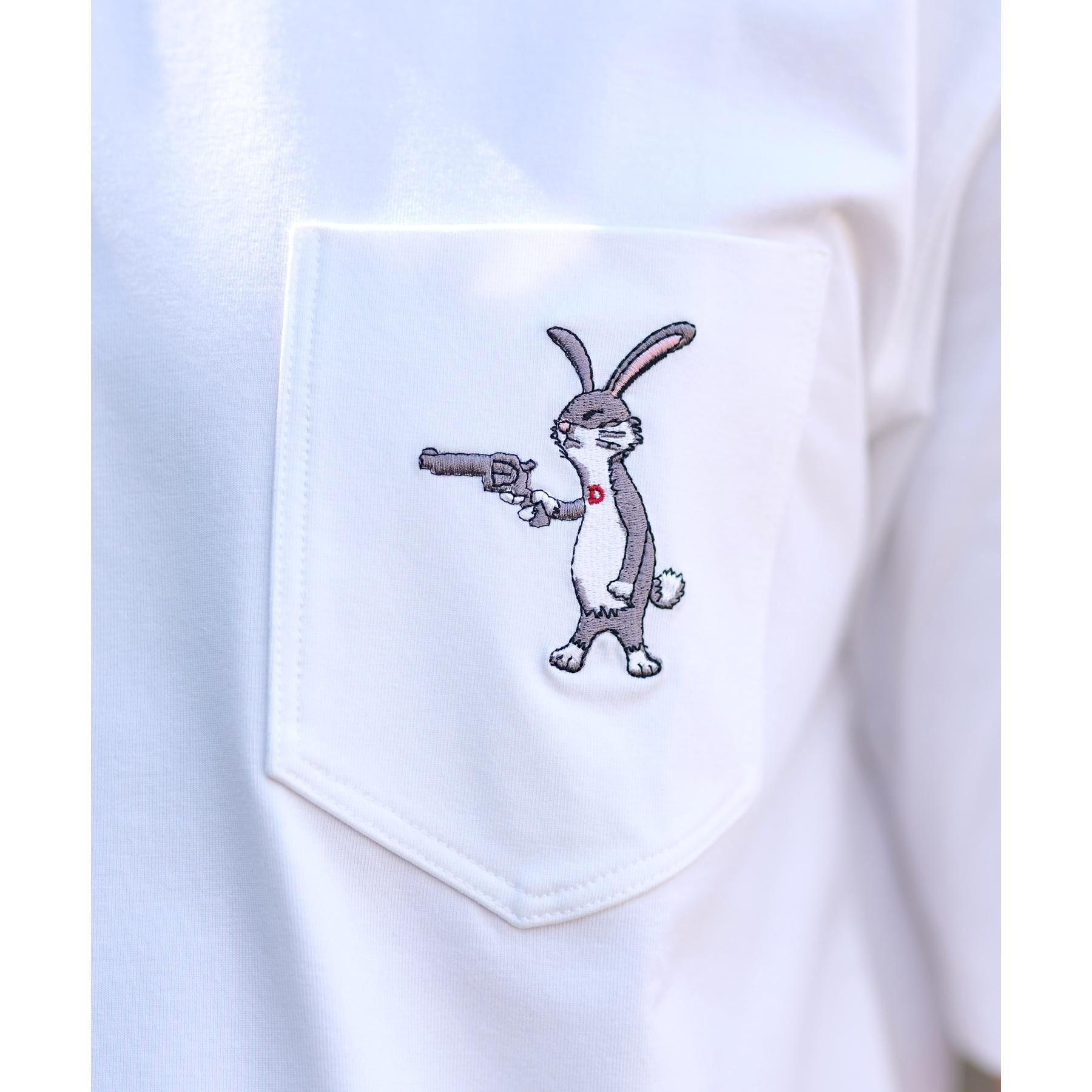 DRESSTERIOR「【接触冷感/UVカット】BACK BREEZE TECH ラビットポケTシャツ」|Tシャツ・カットソー|