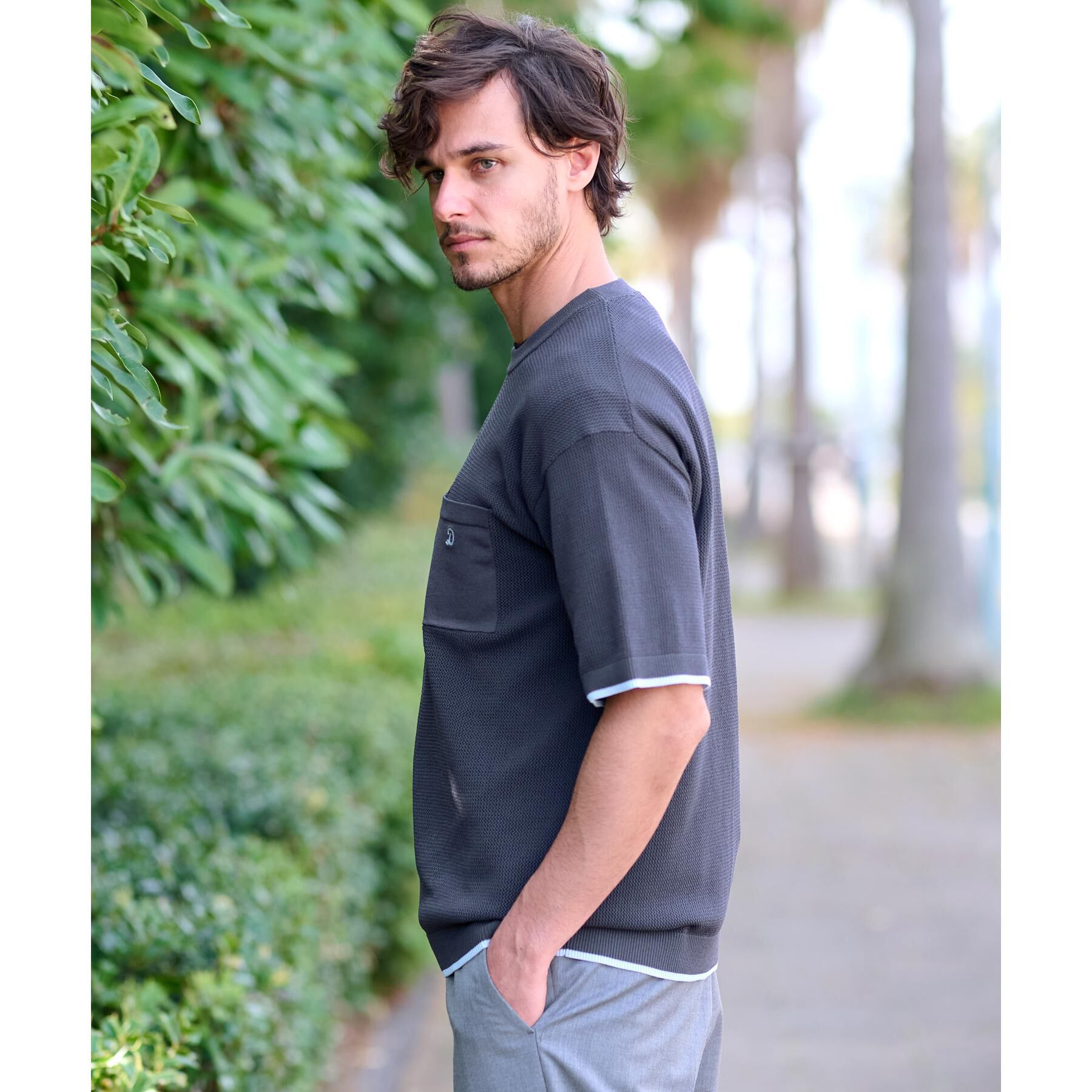 DRESSTERIOR「ドライメッシュニット」|ニット・セーター|