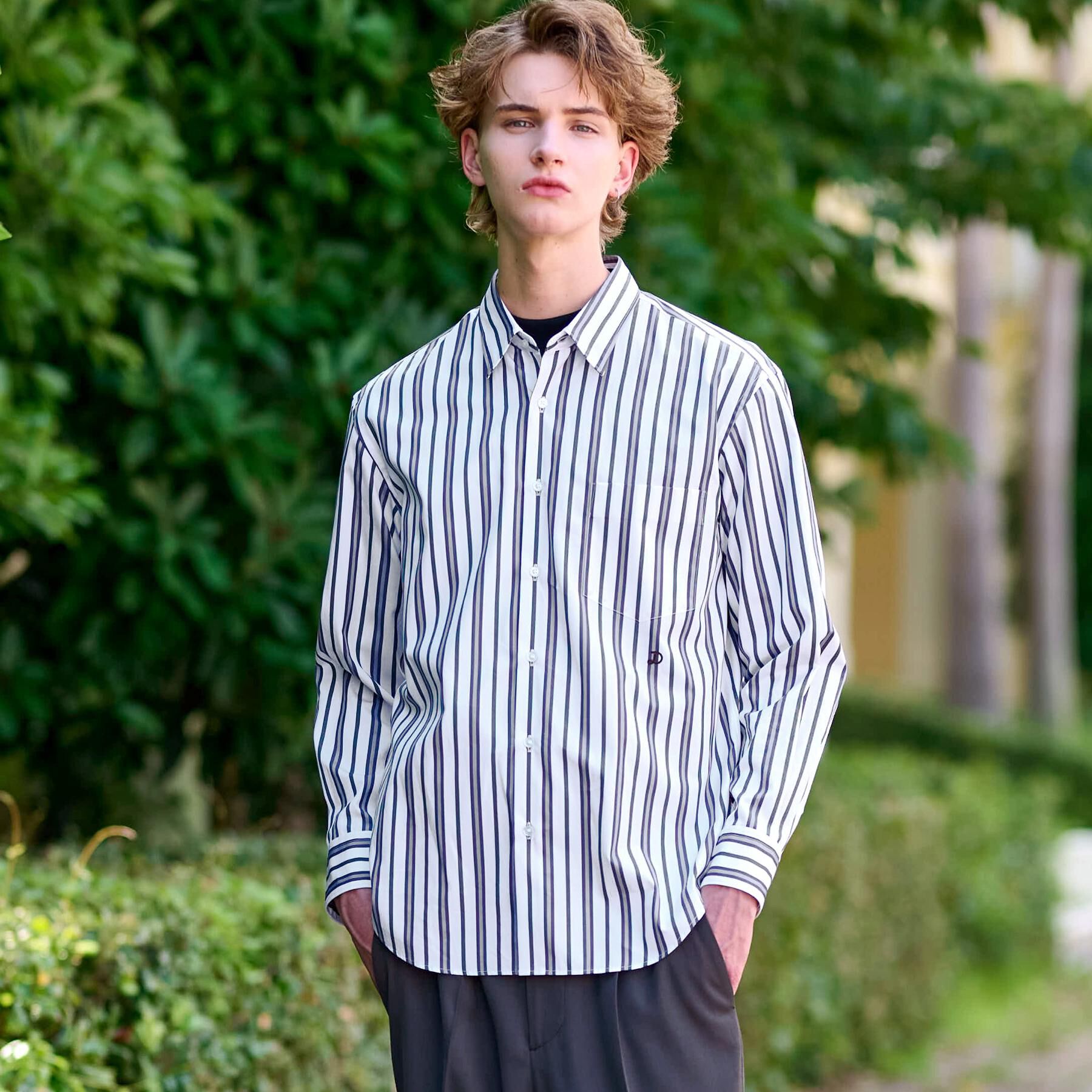 DRESSTERIOR「THOMAS MASON ストライプシャツ」|シャツ・ブラウス|