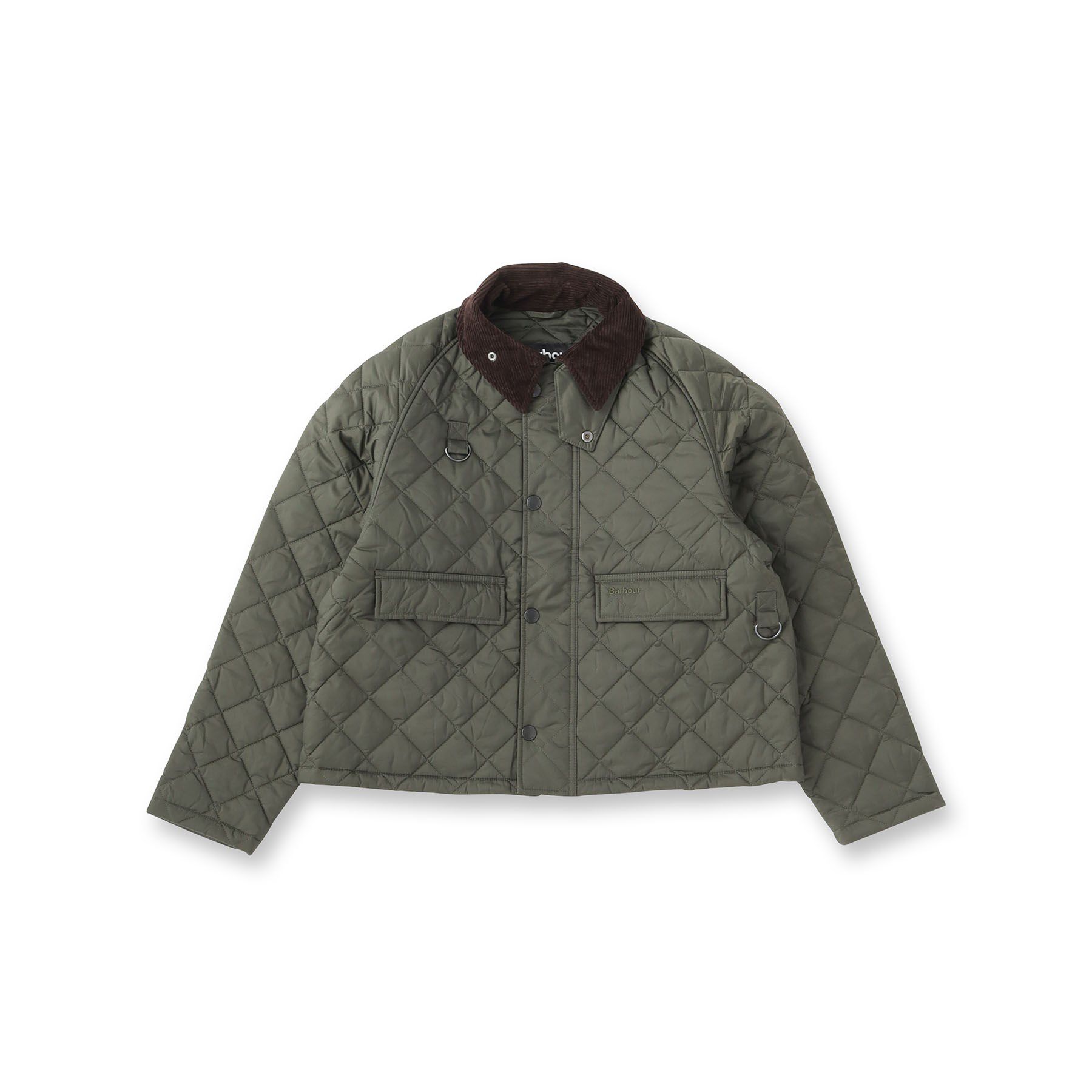 DRESSTERIOR「barbour（バブアー）spey quilted jacket｜ジャケット」|ブルゾン・スタジャン|グリーン(024)