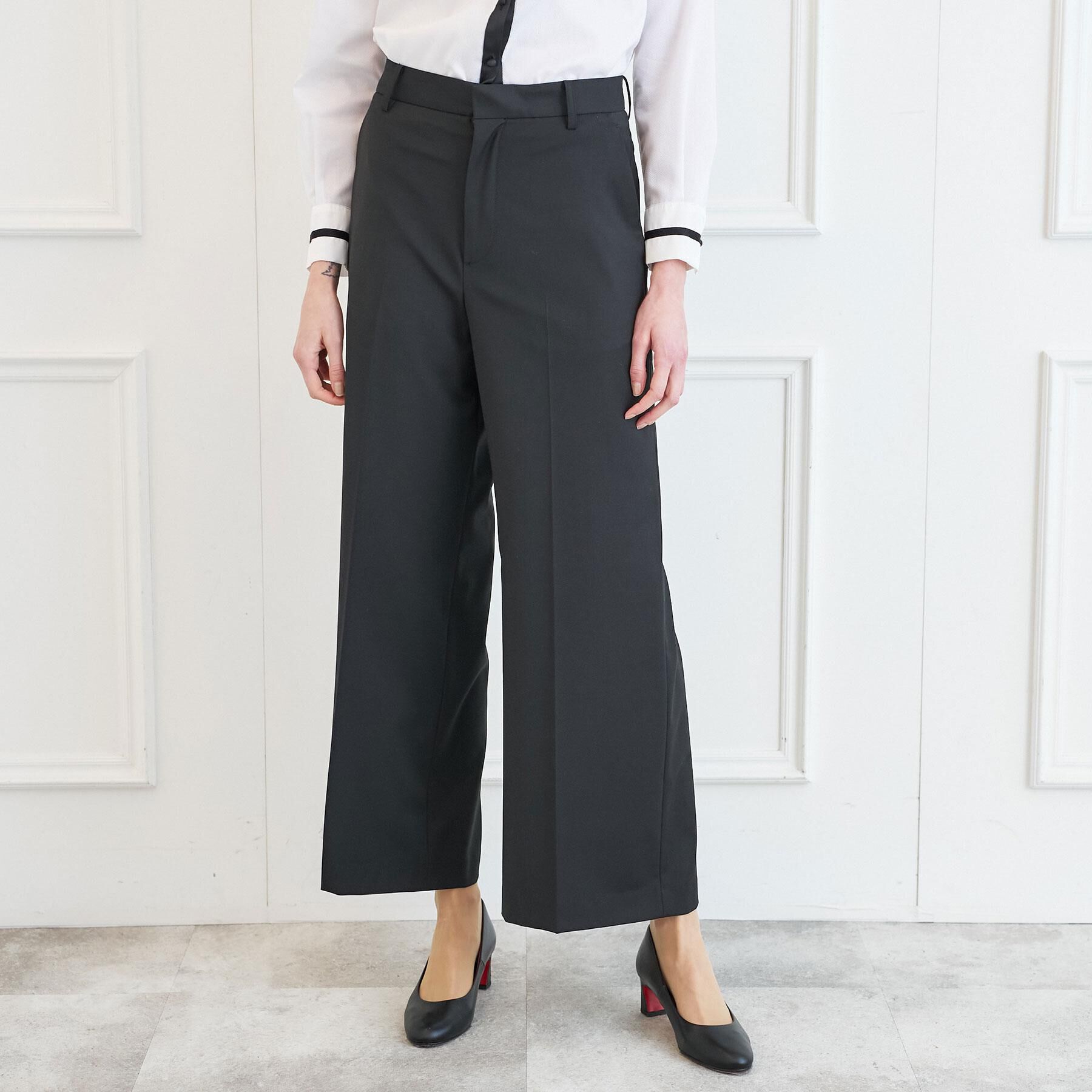 DRESSTERIOR「BLACKワイドパンツ」|その他|