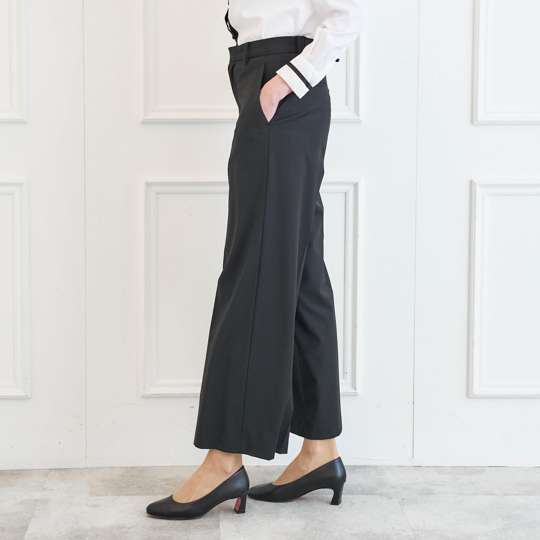 DRESSTERIOR「BLACKワイドパンツ」|その他|