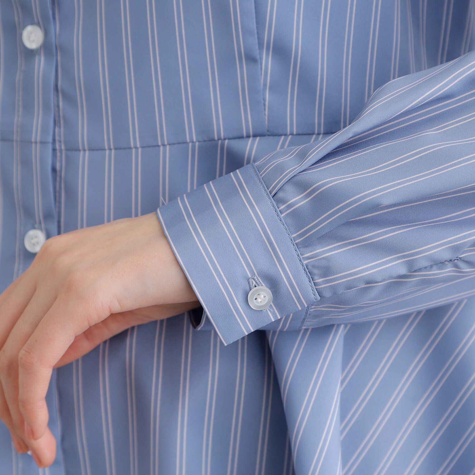 grove「ペプラムスタンドネックシャツ」|シャツ・ブラウス|