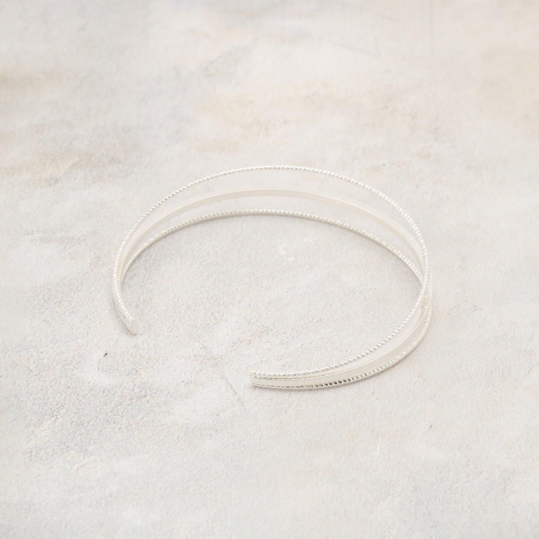 grove「3ラインメタルバングル」|ブレスレット・バングル|