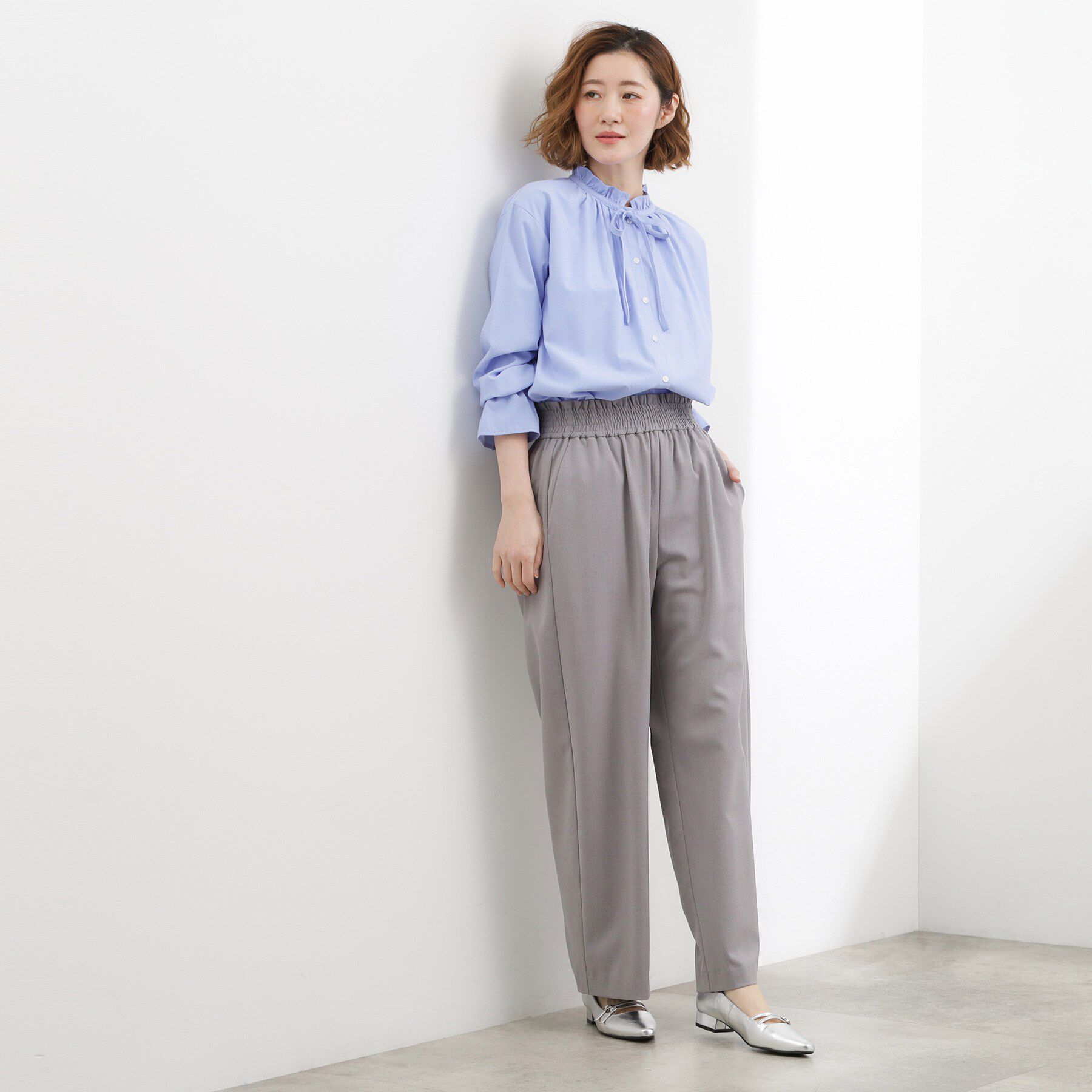 grove「フリルカラーリボンブラウス」|シャツ・ブラウス|