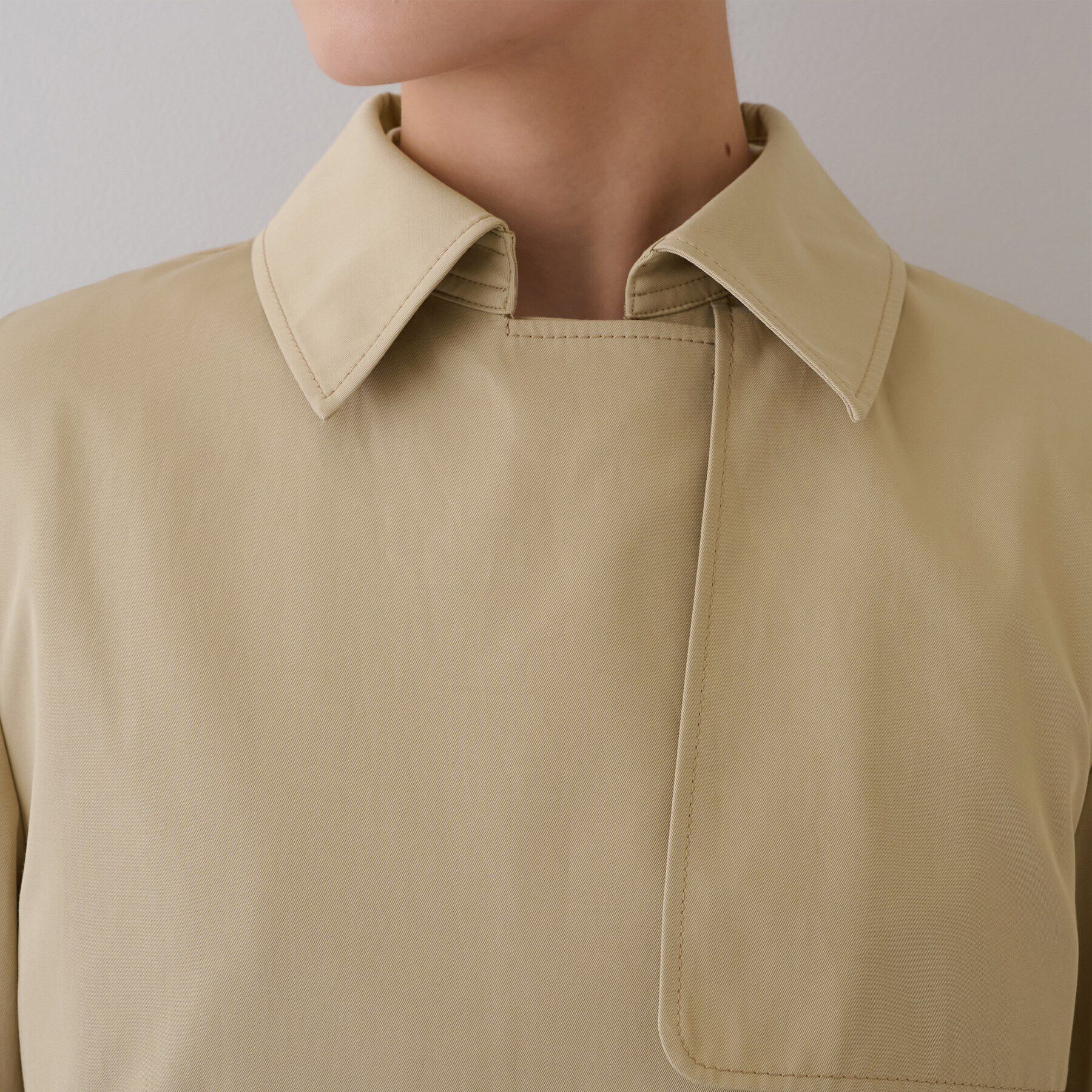 INDIVI「【撥水／UVケア】ミドル丈トレンチコート」|トレンチコート|