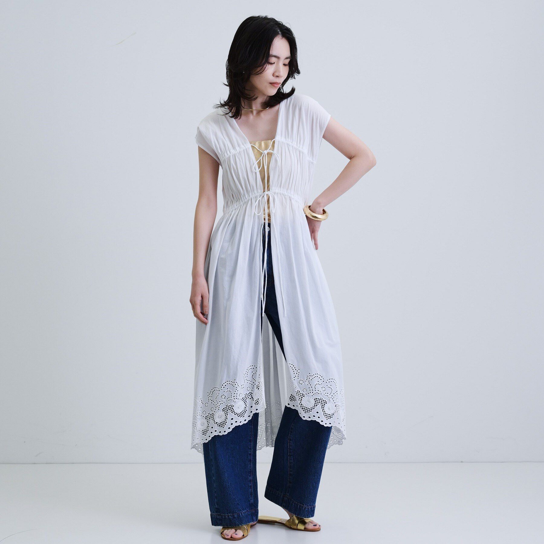 GALLEST「コットンレースワンピース」|ワンピース|