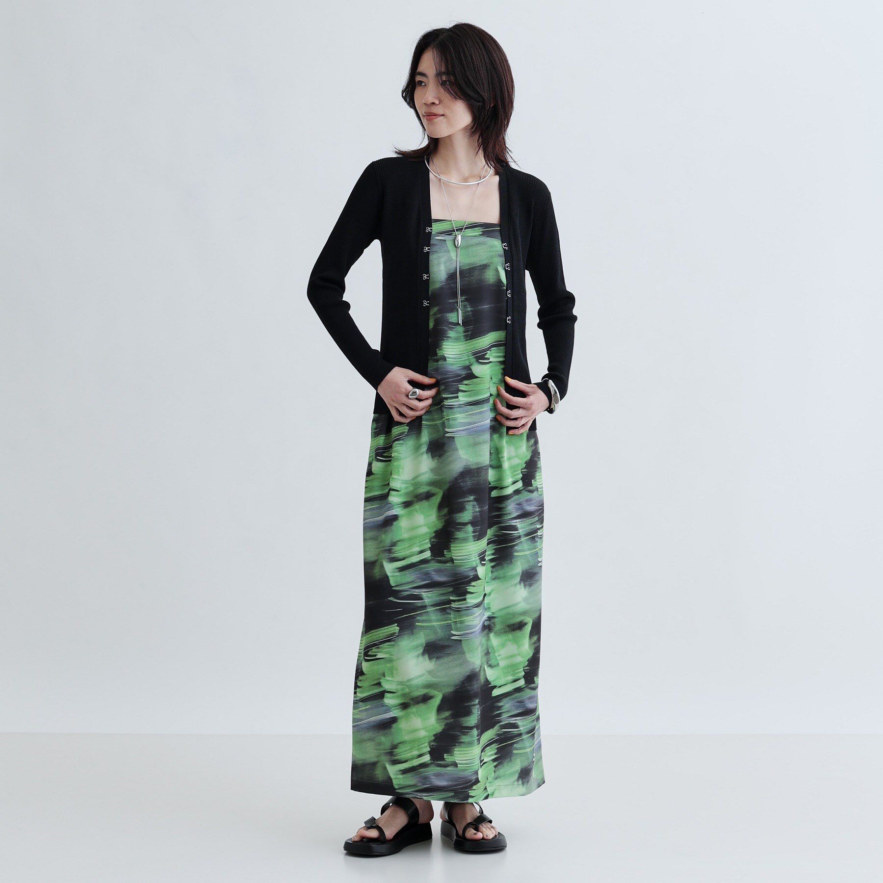 GALLEST「ナローリブカーディガン」|カーディガン|