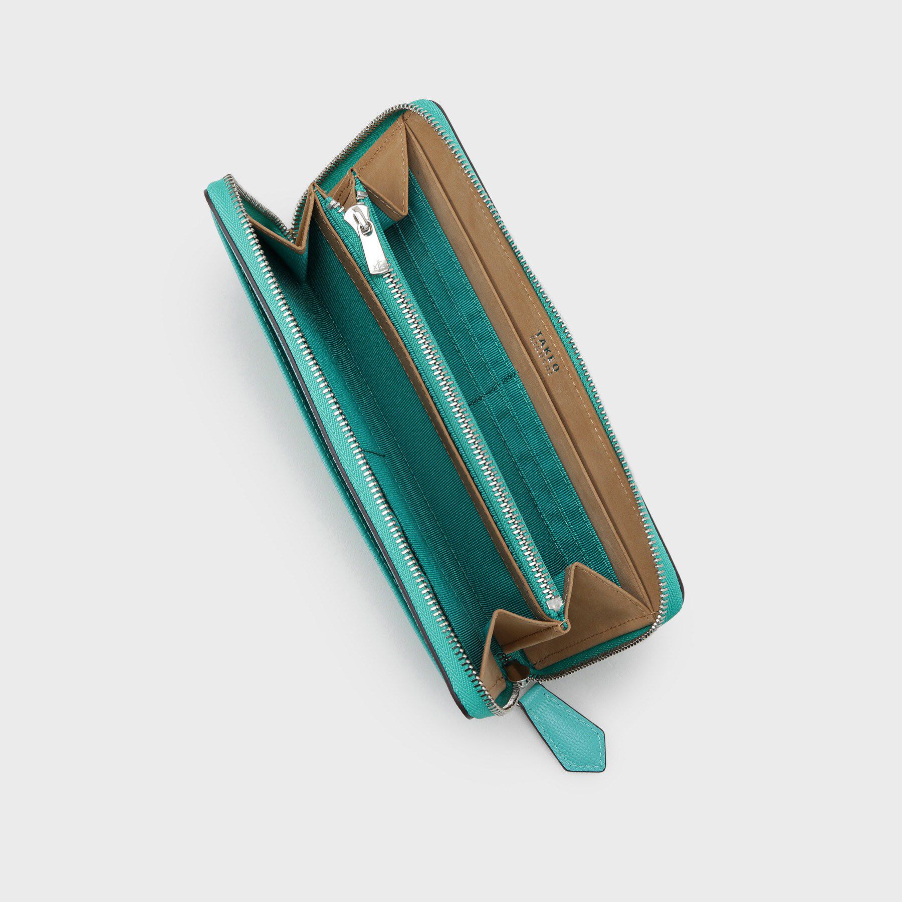 TAKEO KIKUCHI「【ソフト＆ナチュラル】ミニメッシュ レザー　ラウンドファスナー長財布」|財布|