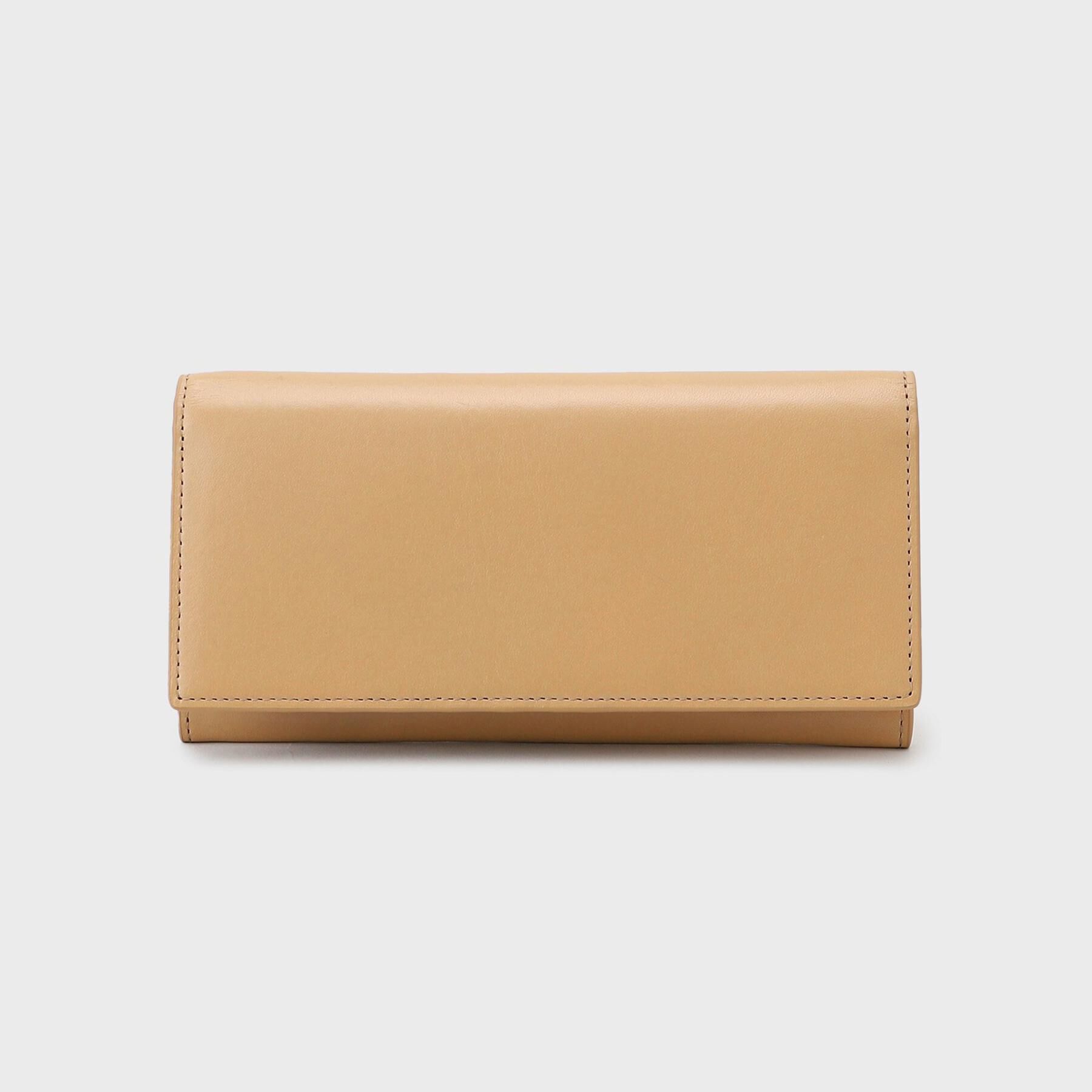 TAKEO KIKUCHI「イタリアンレザー ロングウォレット」|財布|ライトベージュ(55