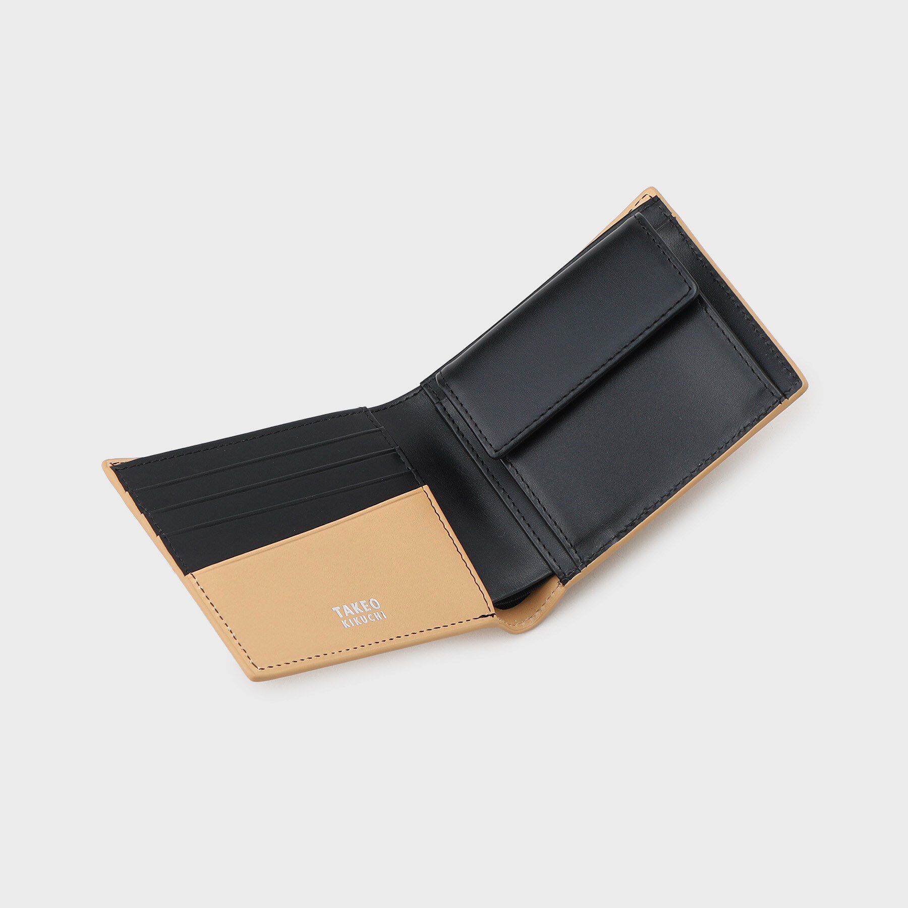 TAKEO KIKUCHI「イタリアンレザー 二つ折り財布」|財布|