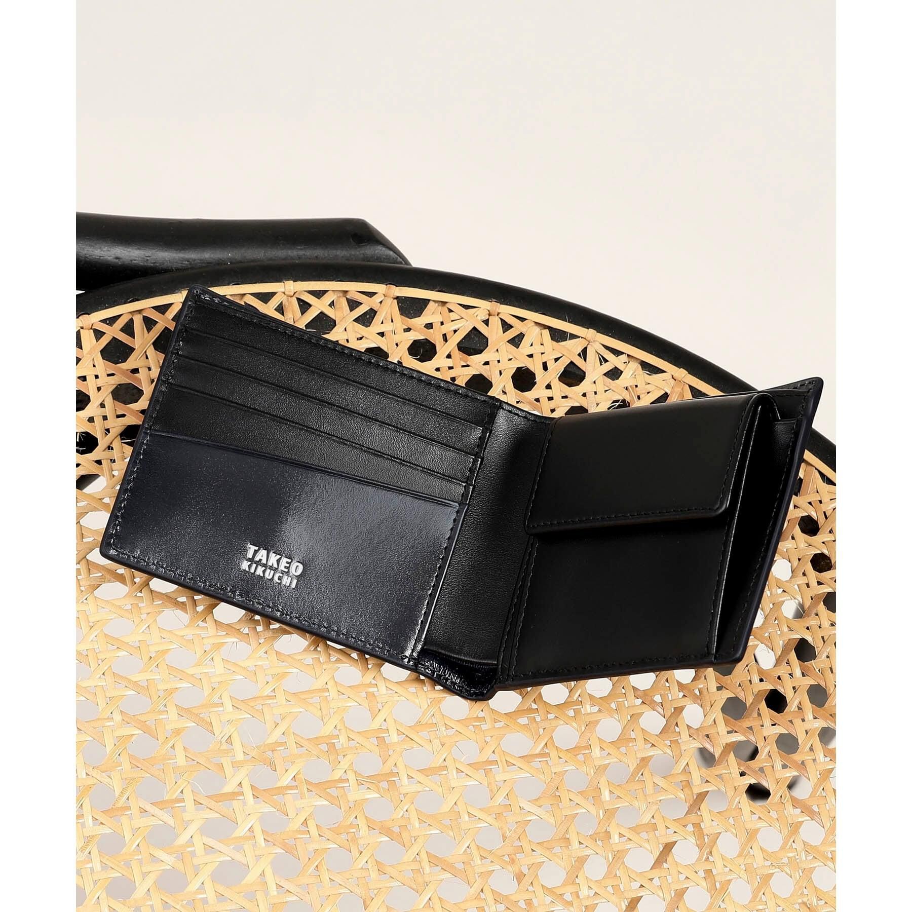 TAKEO KIKUCHI「イタリアンレザー 二つ折り財布」|財布|