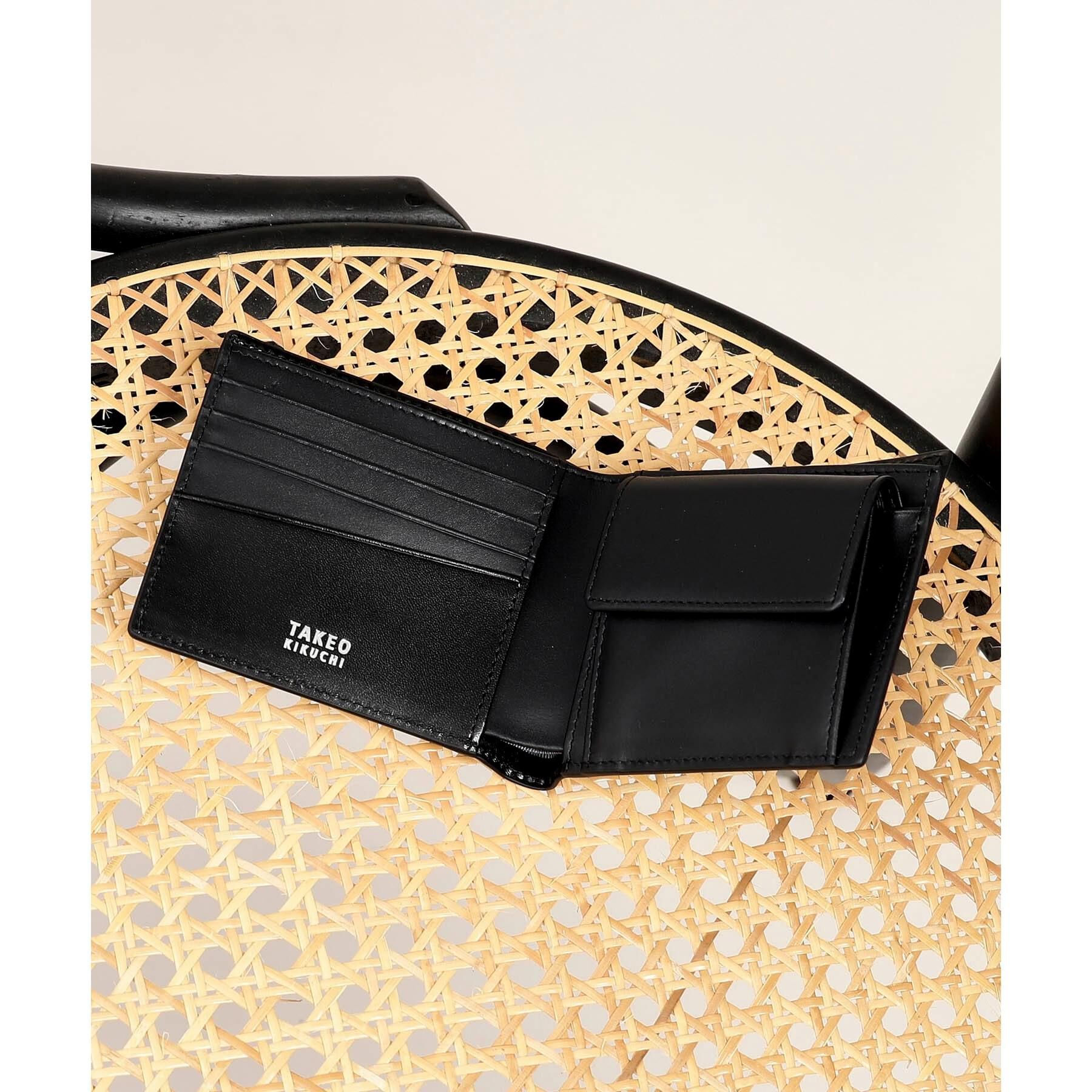 TAKEO KIKUCHI「イタリアンレザー 二つ折り財布」|財布|