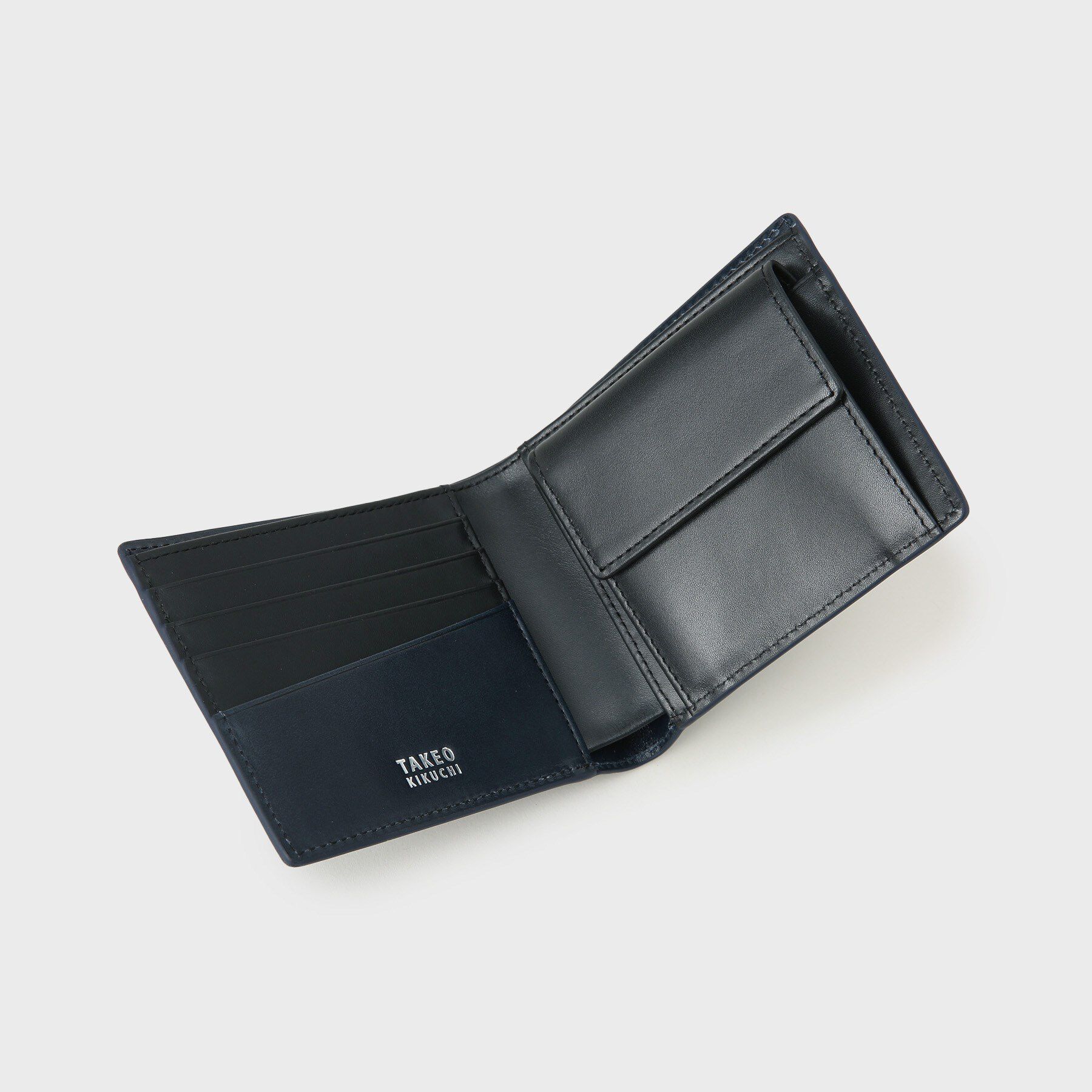 TAKEO KIKUCHI「イタリアンレザー 二つ折り財布」|財布|