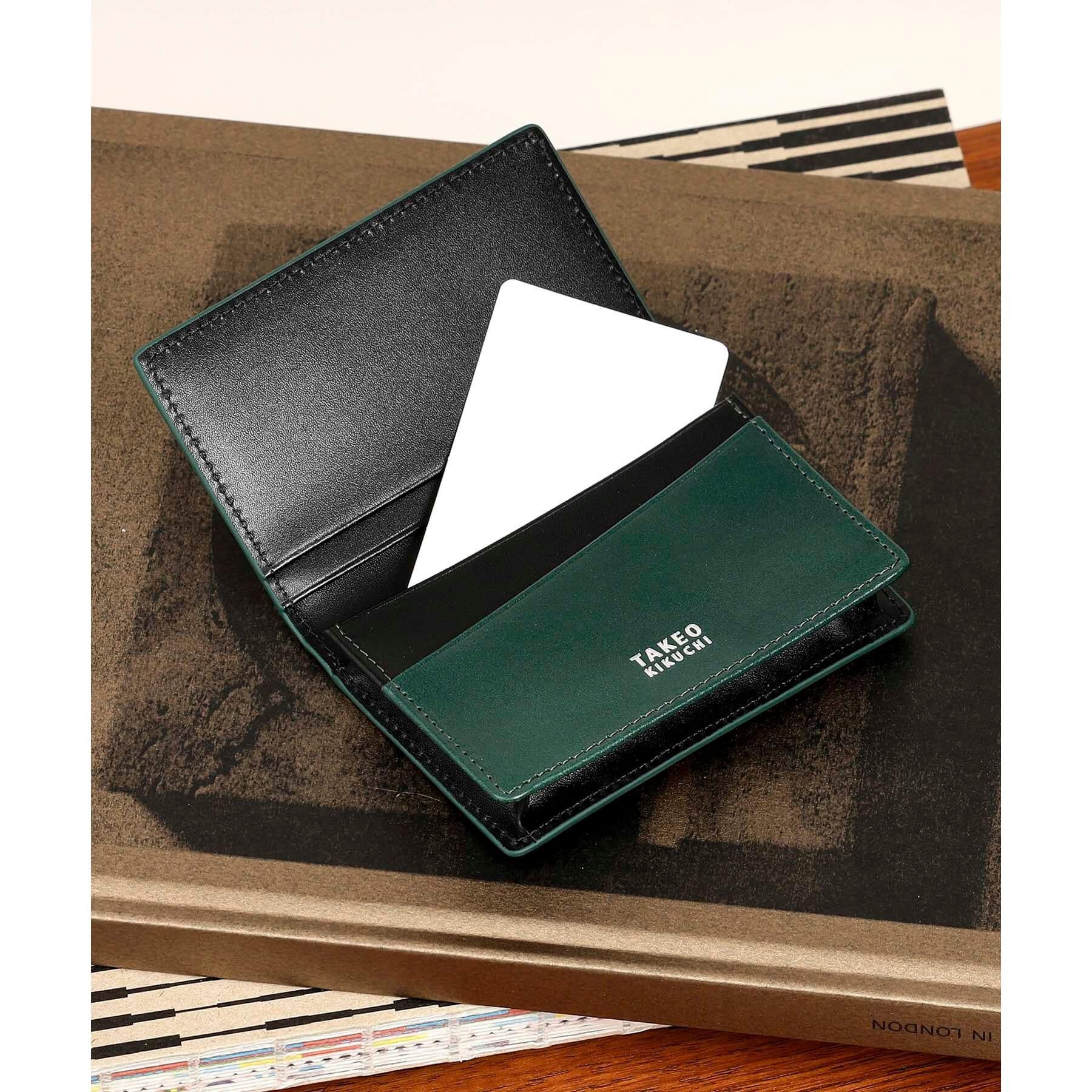 TAKEO KIKUCHI「イタリアンレザー　カードケース（名刺入れ）」|名刺入れ・カードケース|