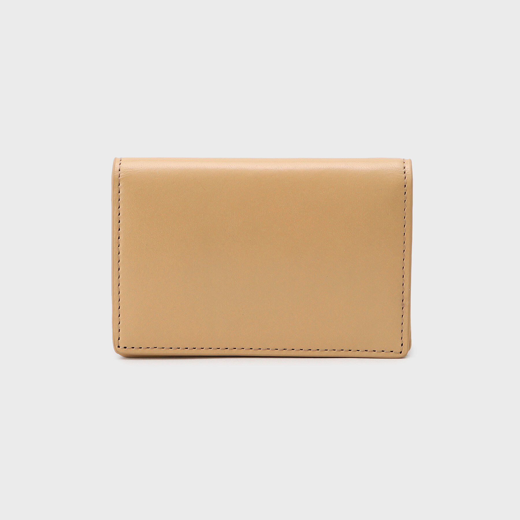 TAKEO KIKUCHI「イタリアンレザー　カードケース（名刺入れ）」|名刺入れ・カードケース|ライトベージュ(55