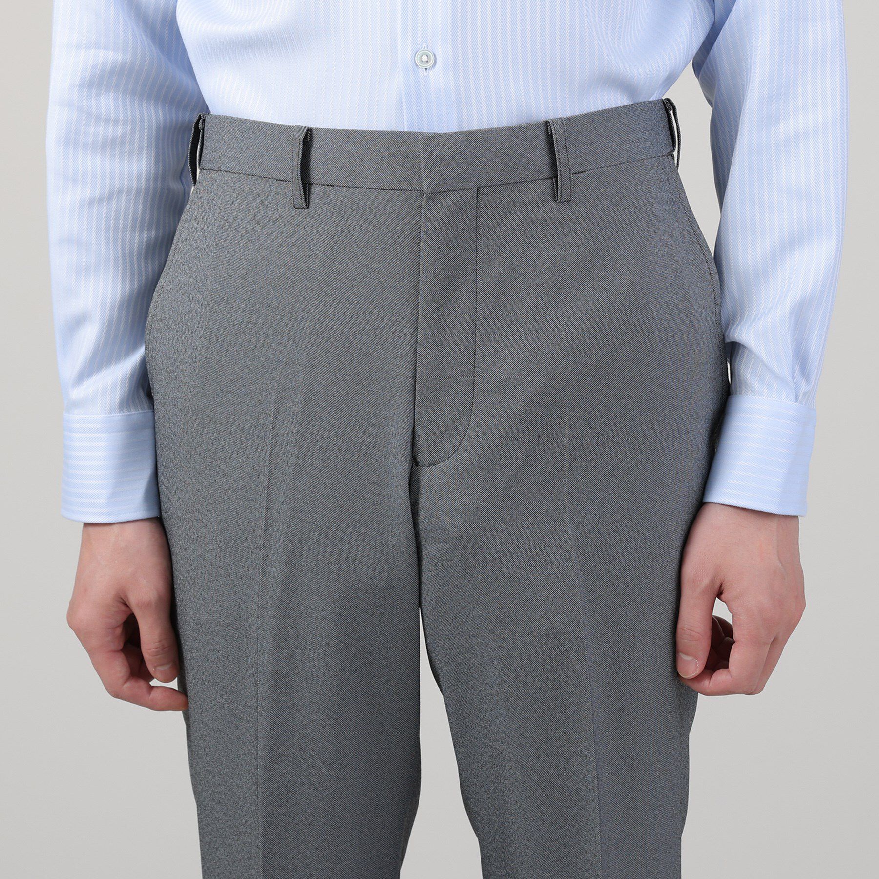 TAKEO KIKUCHI「【ON/OFF対応】メランジ シャークスキン ストレッチ パンツ / セットアップ」|その他|